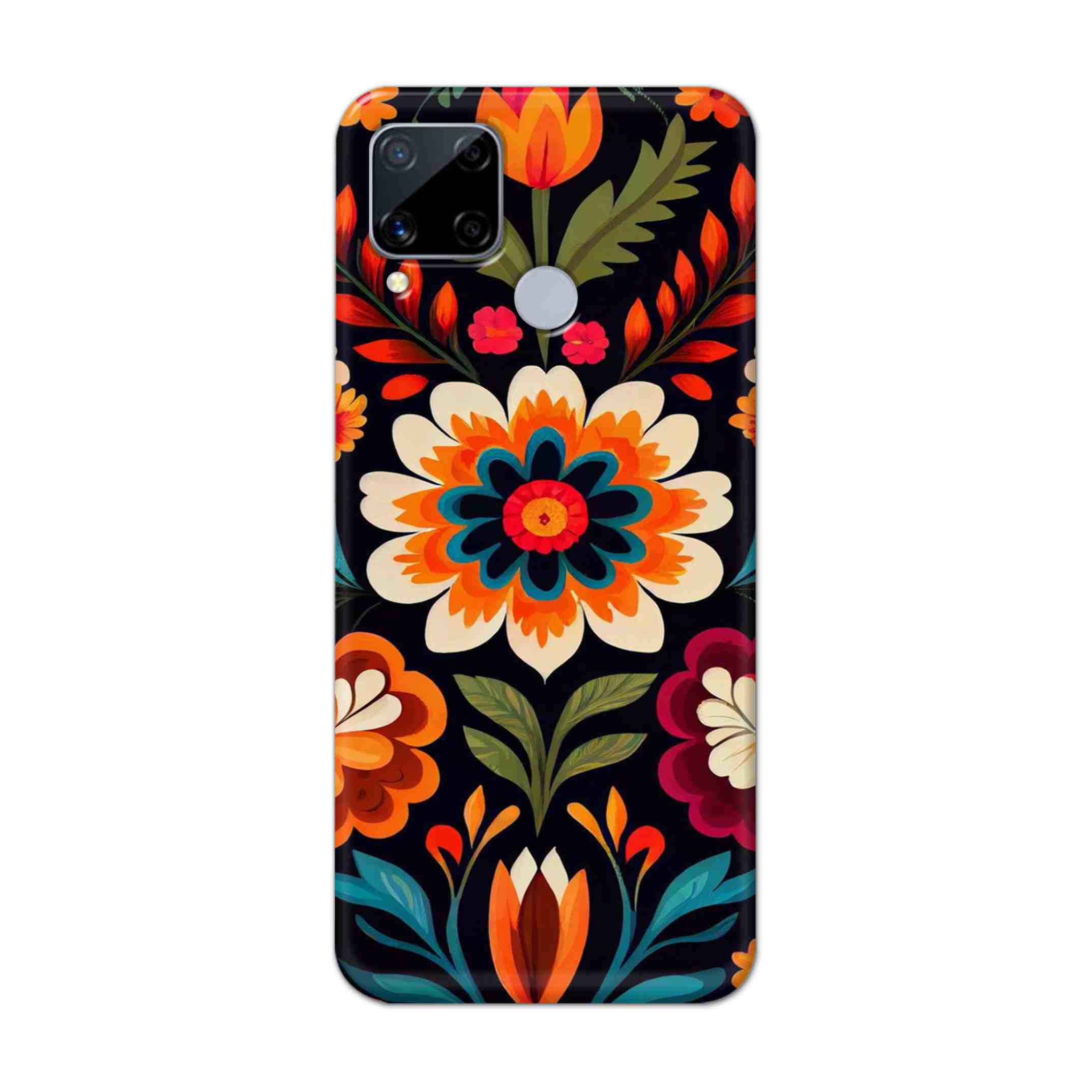 Buy Flower Hard Back Mobile Phone Case Cover For Realme C15 Online