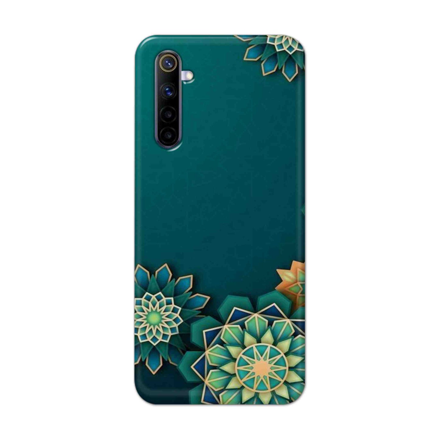 Buy Green Flower Hard Back Mobile Phone Case Cover For REALME 6 PRO Online