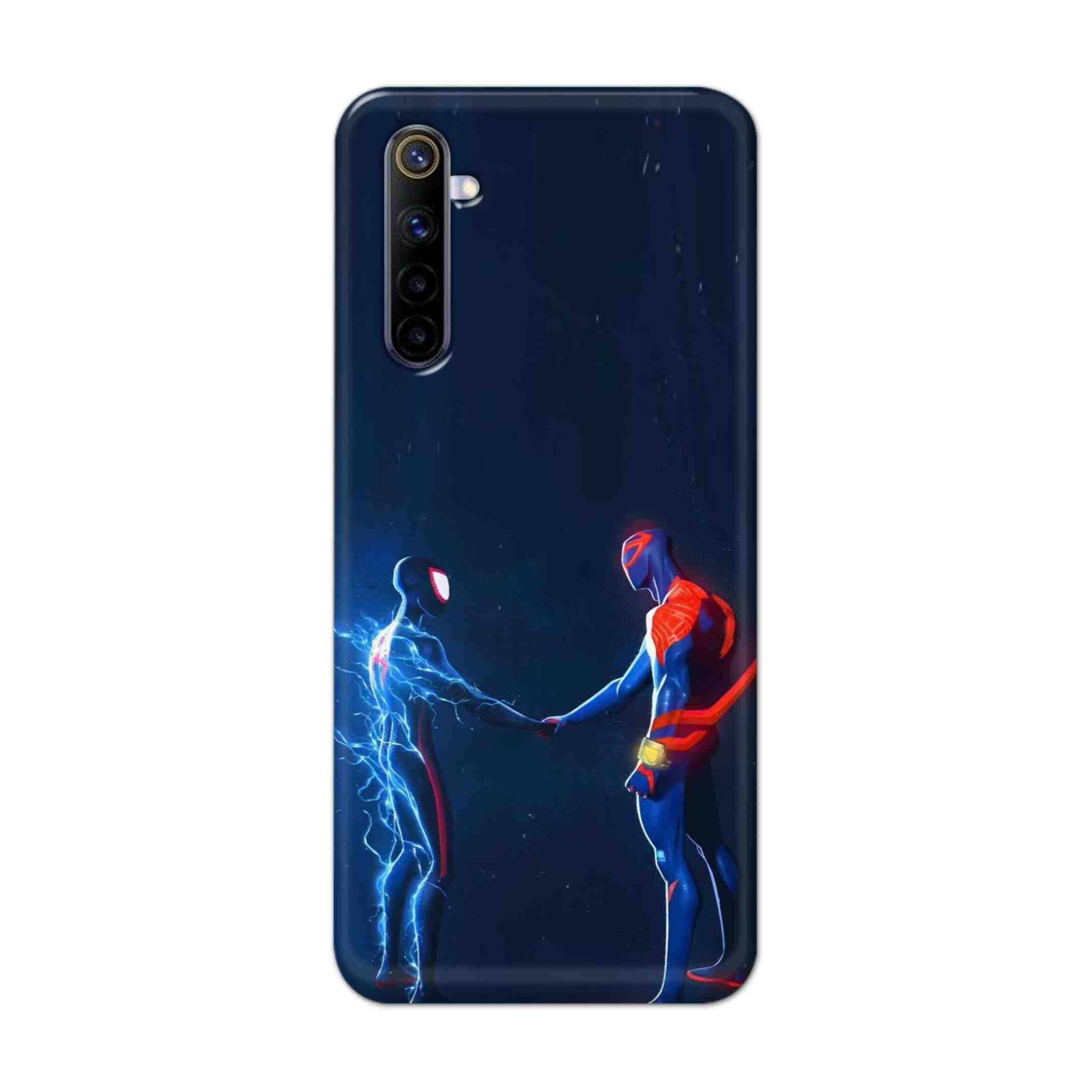 Buy Miles Morales Meet With Spiderman Hard Back Mobile Phone Case Cover For REALME 6 PRO Online
