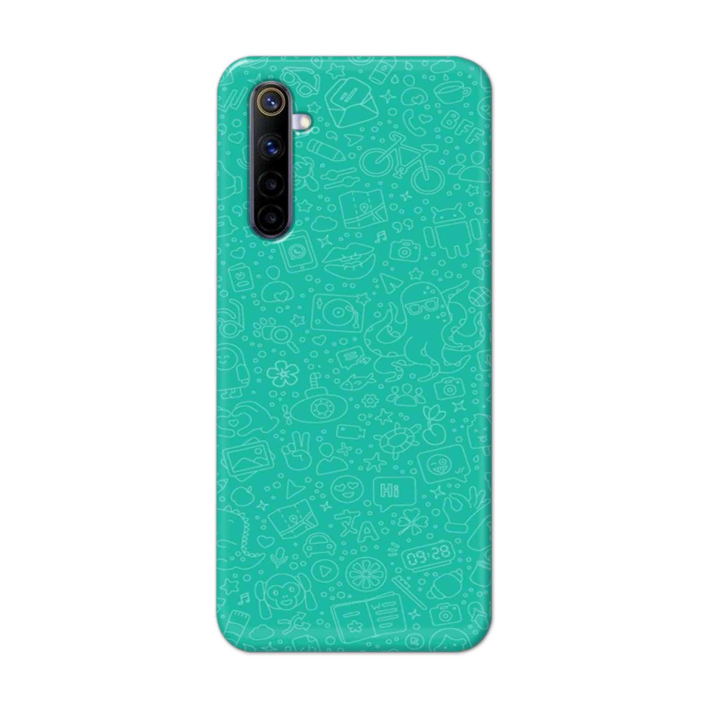 Buy Whatsapp Hard Back Mobile Phone Case Cover For REALME 6 PRO Online