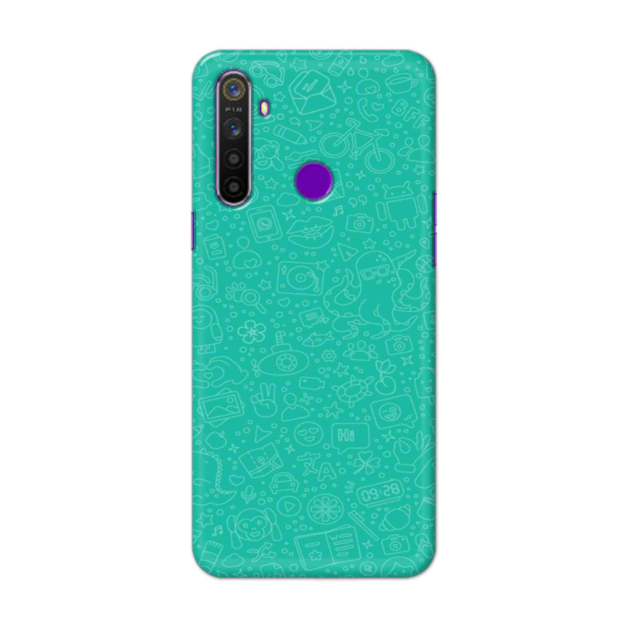 Buy Whatsapp Hard Back Mobile Phone Case Cover For Realme 5 Online