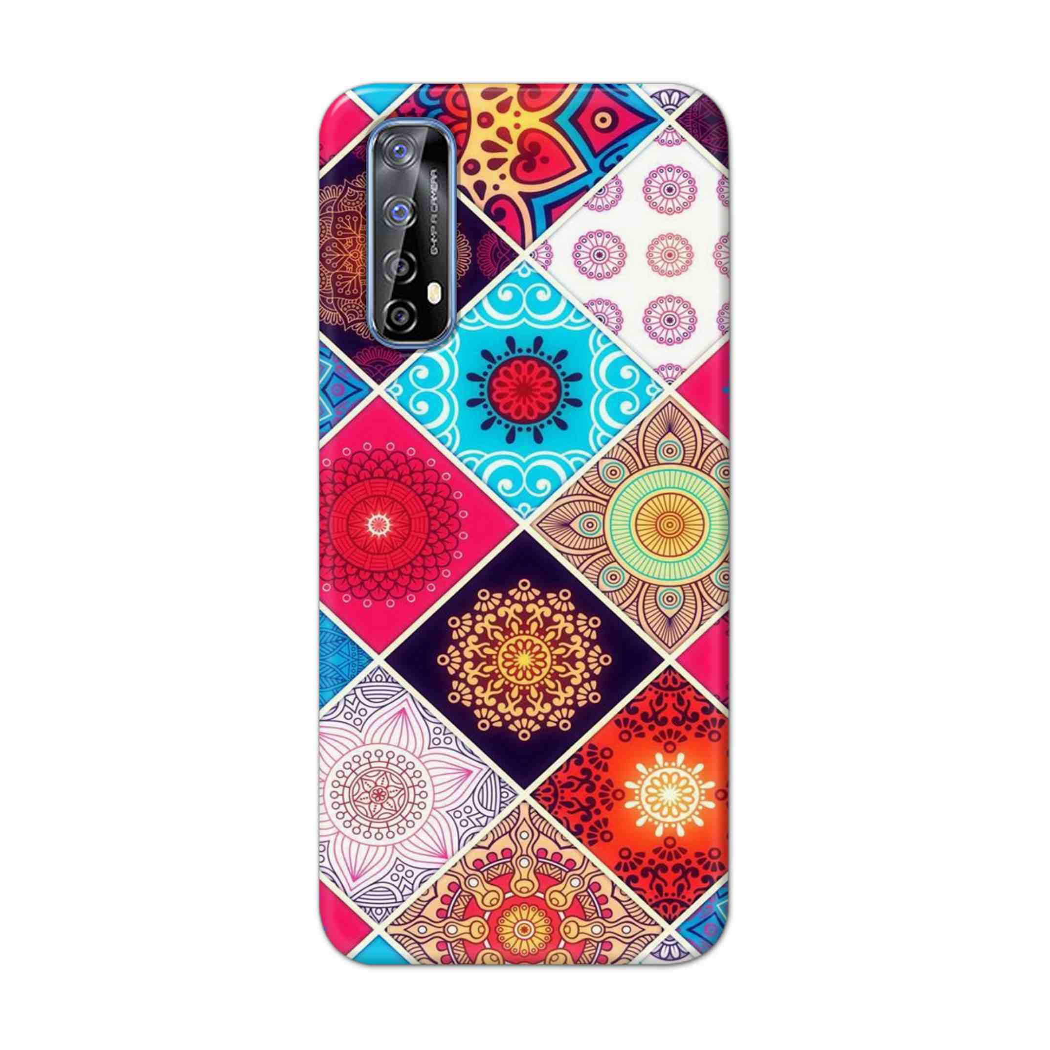 Buy Rainbow Mandala Hard Back Mobile Phone Case Cover For Realme 7 Online