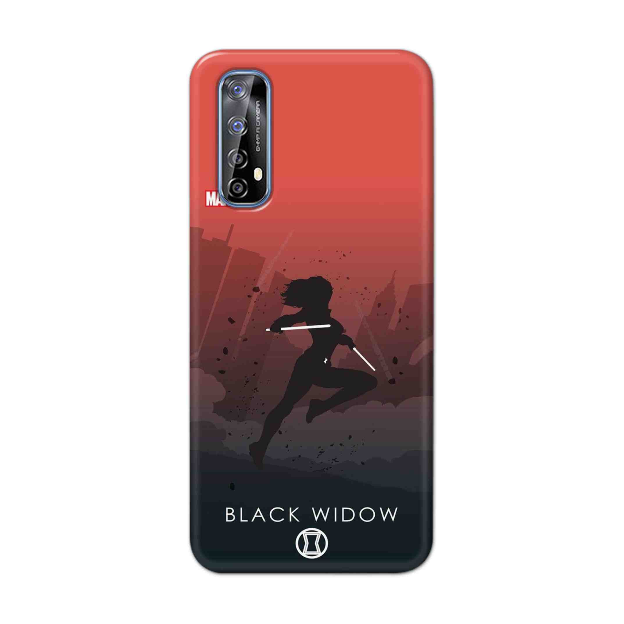 Buy Black Widow Hard Back Mobile Phone Case Cover For Realme 7 Online