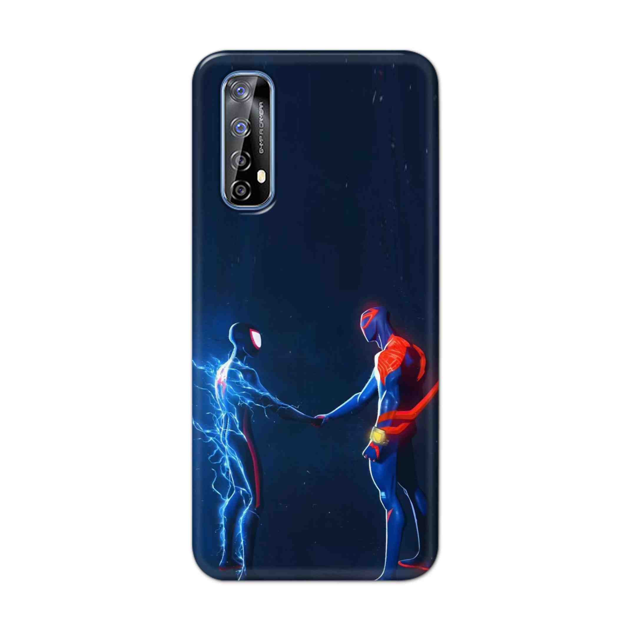 Buy Miles Morales Meet With Spiderman Hard Back Mobile Phone Case Cover For Realme 7 Online