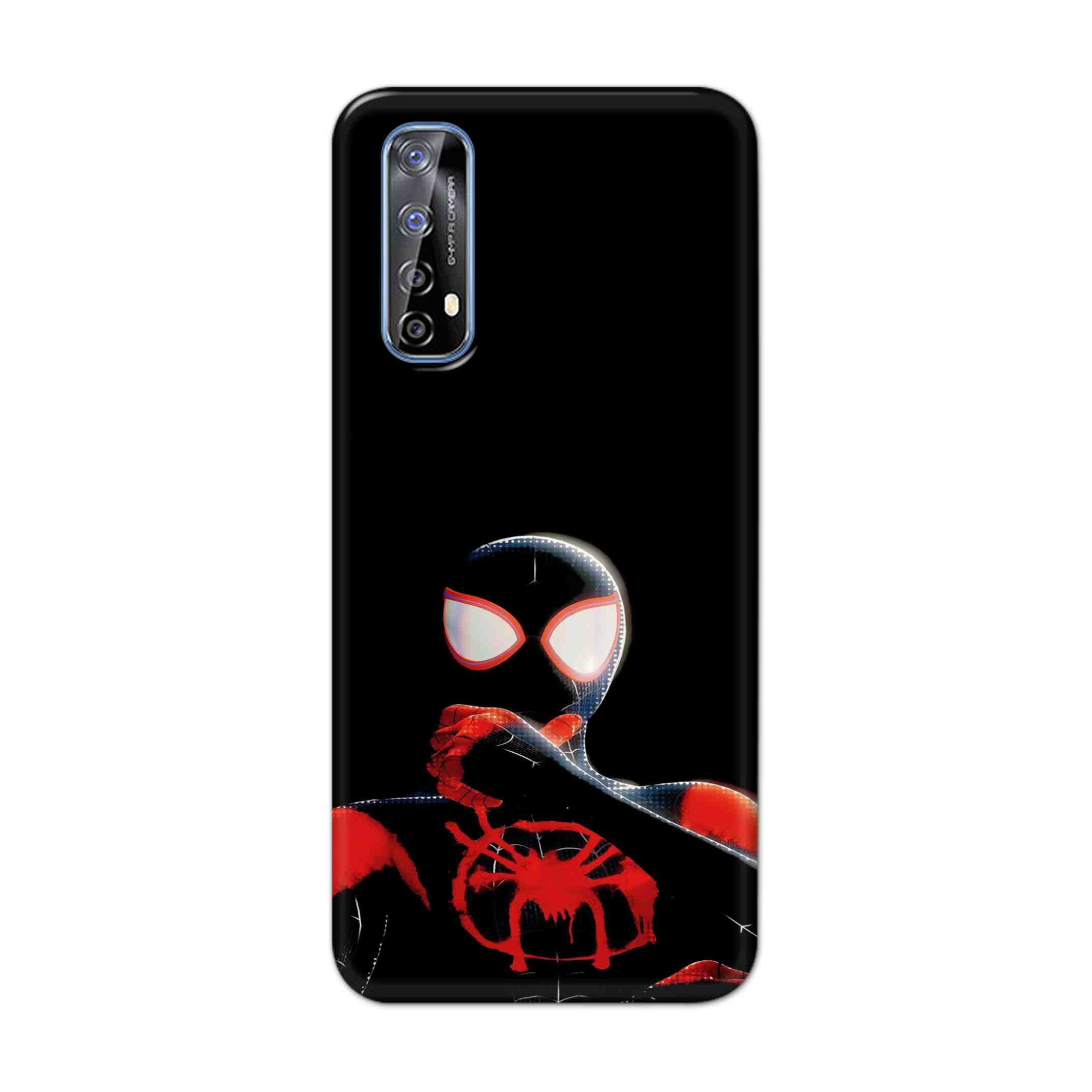 Buy Black Spiderman Hard Back Mobile Phone Case Cover For Realme 7 Online