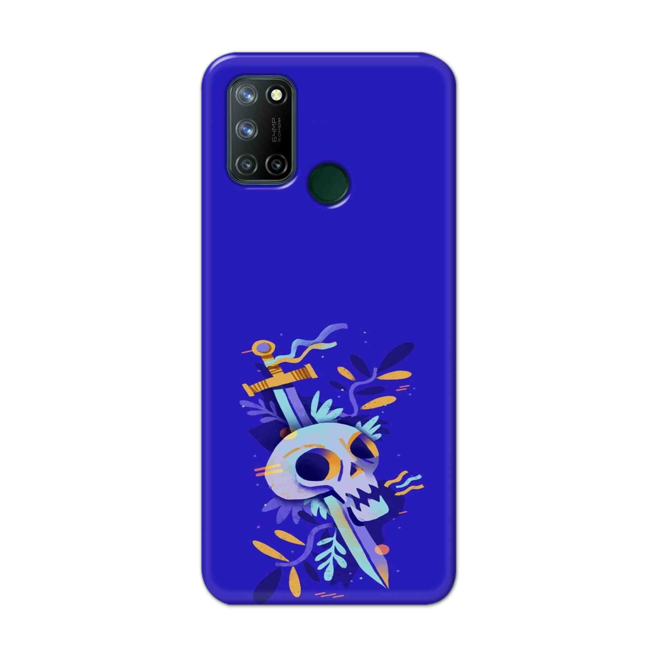 Buy Blue Skull Hard Back Mobile Phone Case Cover For Realme 7i Online