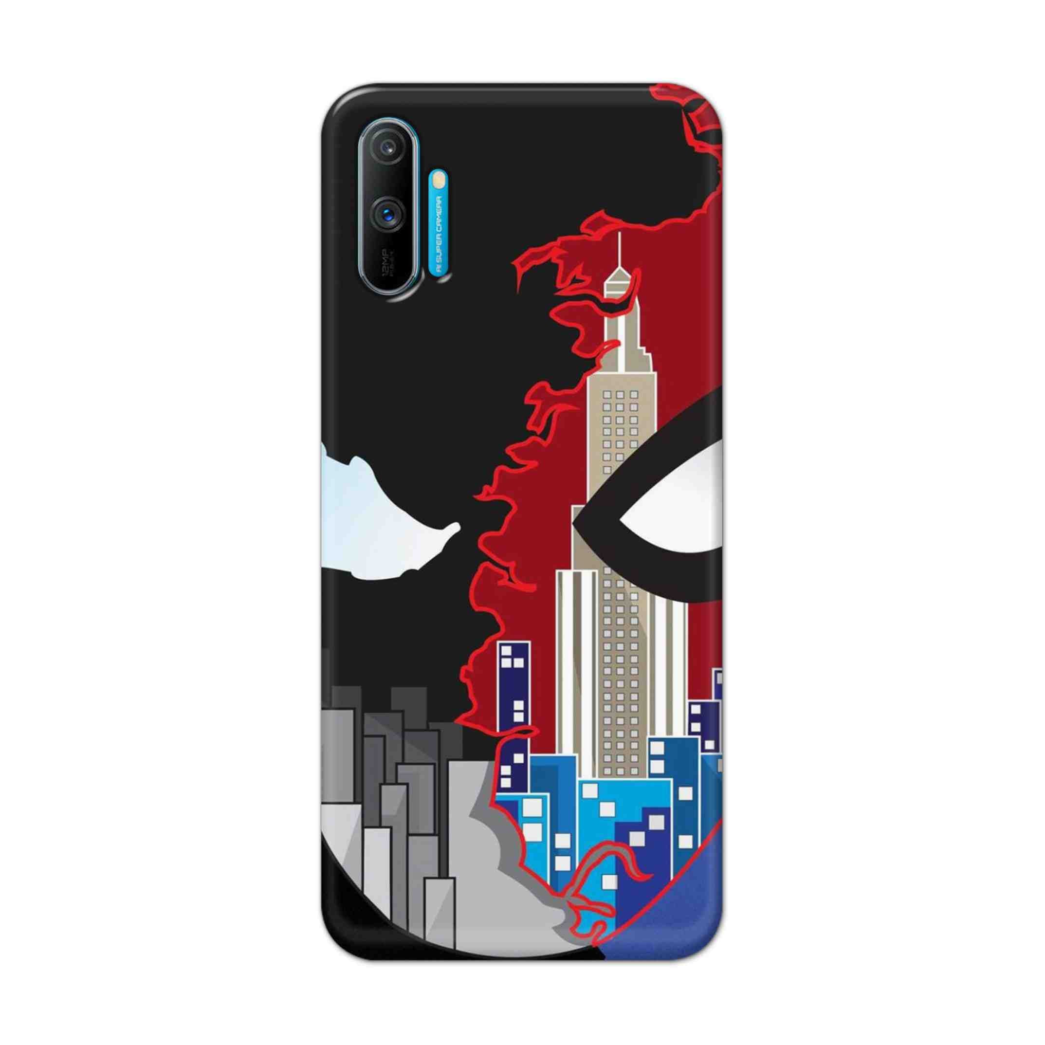 Buy Red And Black Spiderman Hard Back Mobile Phone Case Cover For Realme C3 Online