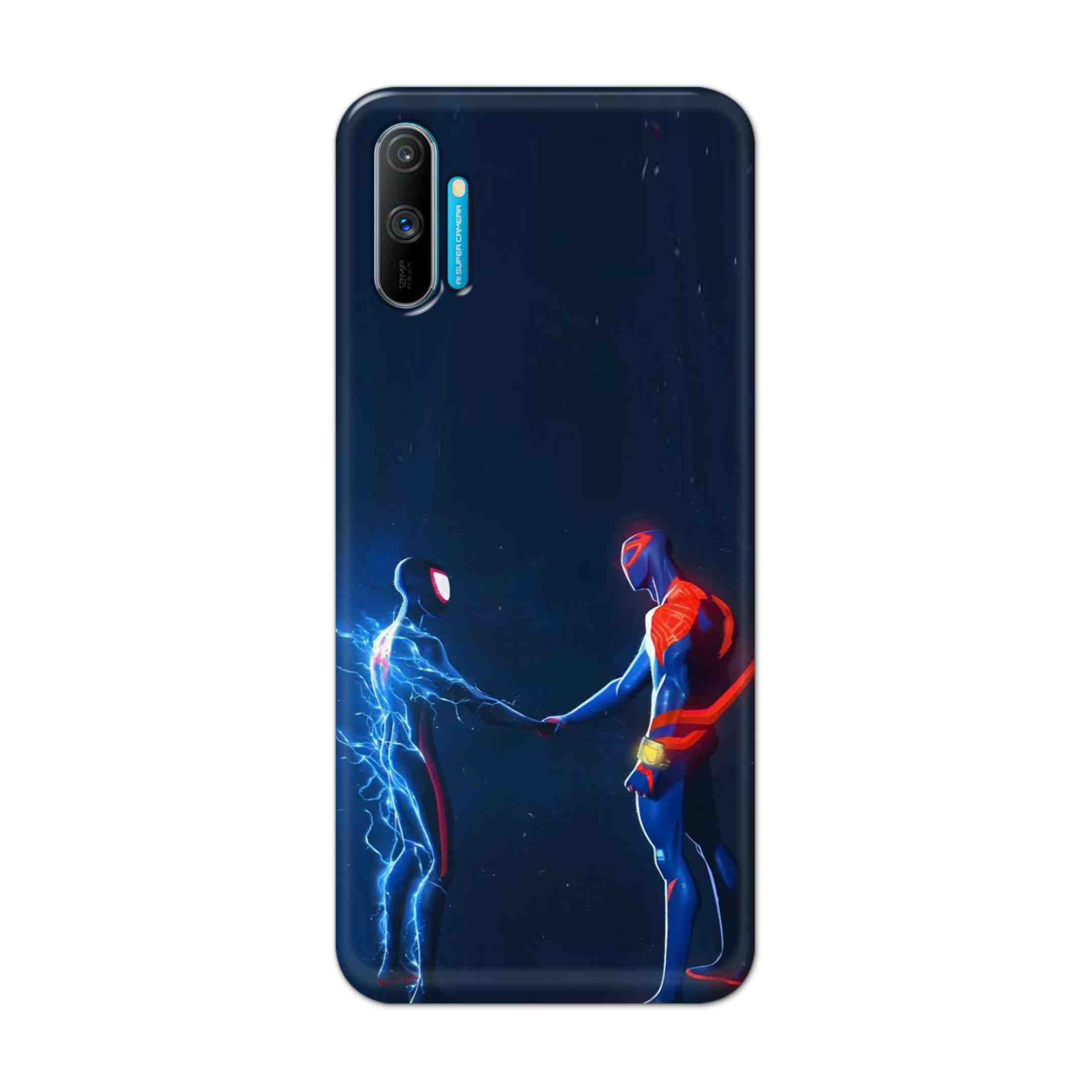 Buy Miles Morales Meet With Spiderman Hard Back Mobile Phone Case Cover For Realme C3 Online