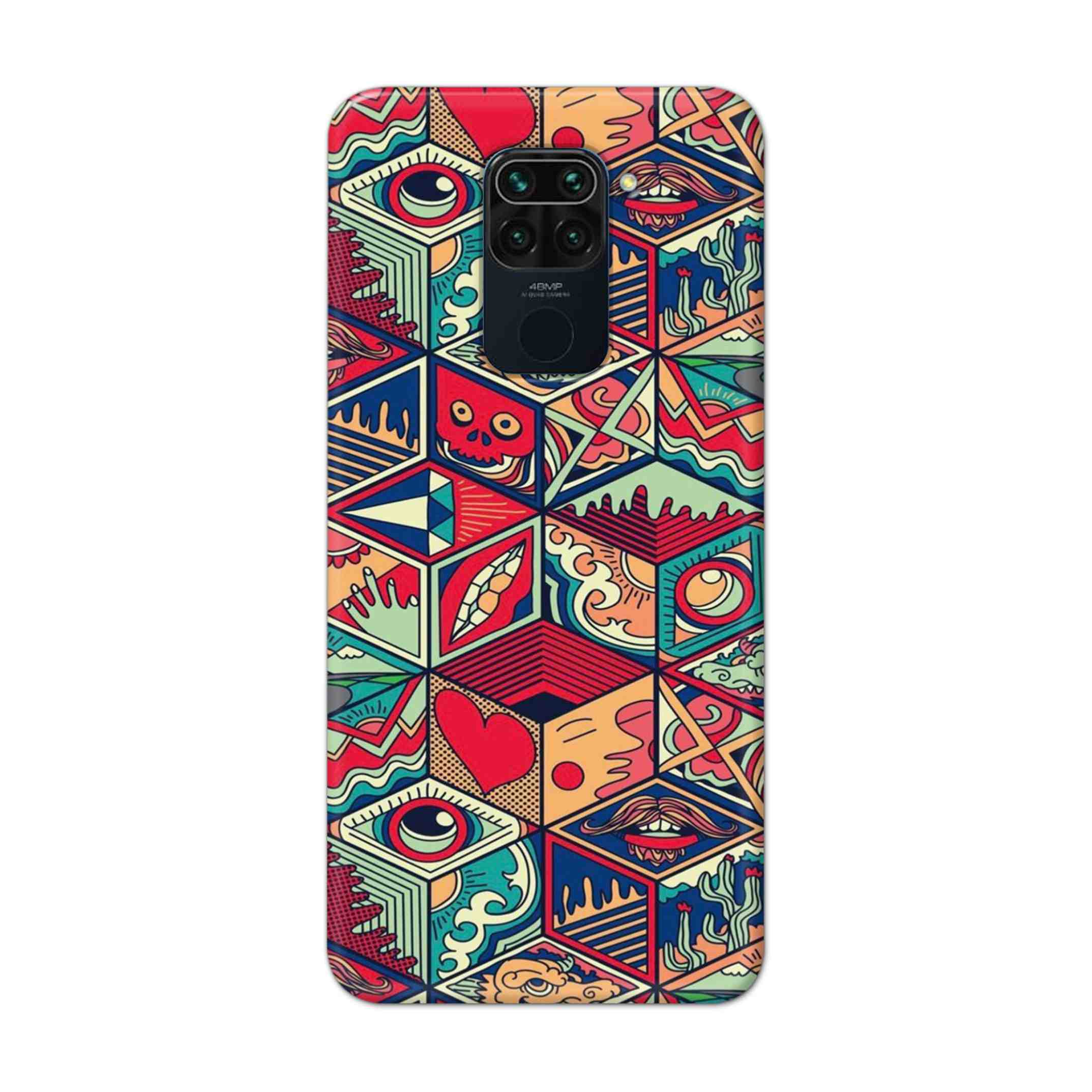 Buy Face Mandala Hard Back Mobile Phone Case Cover For Xiaomi Redmi Note 9 Online