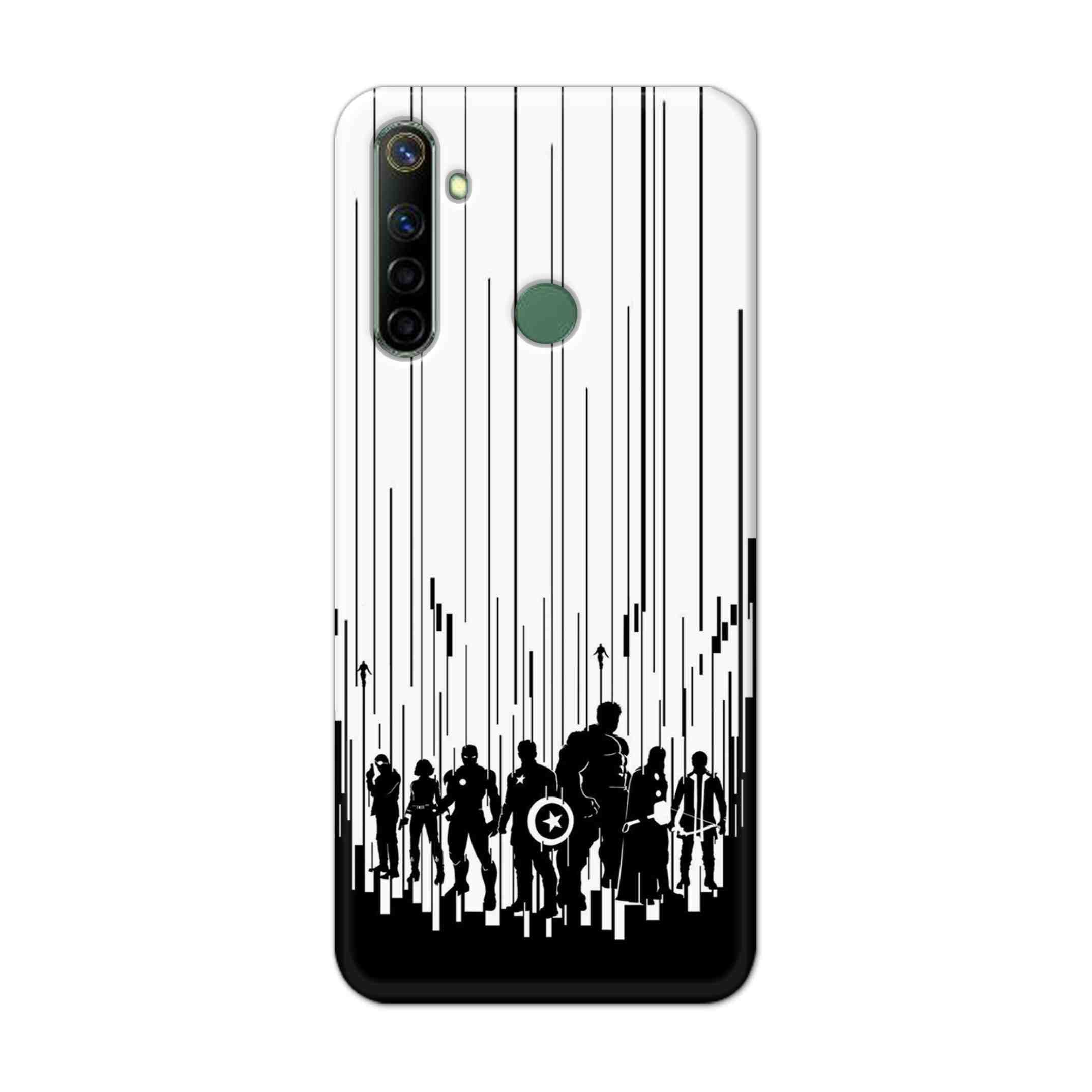 Buy Black And White Avengers Hard Back Mobile Phone Case Cover For Realme Narzo 10a Online