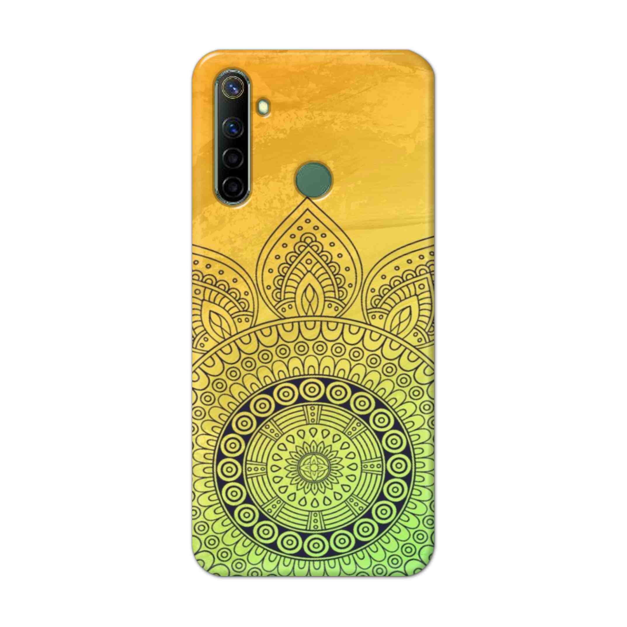 Buy Yellow Rangoli Hard Back Mobile Phone Case Cover For Realme Narzo 10a Online