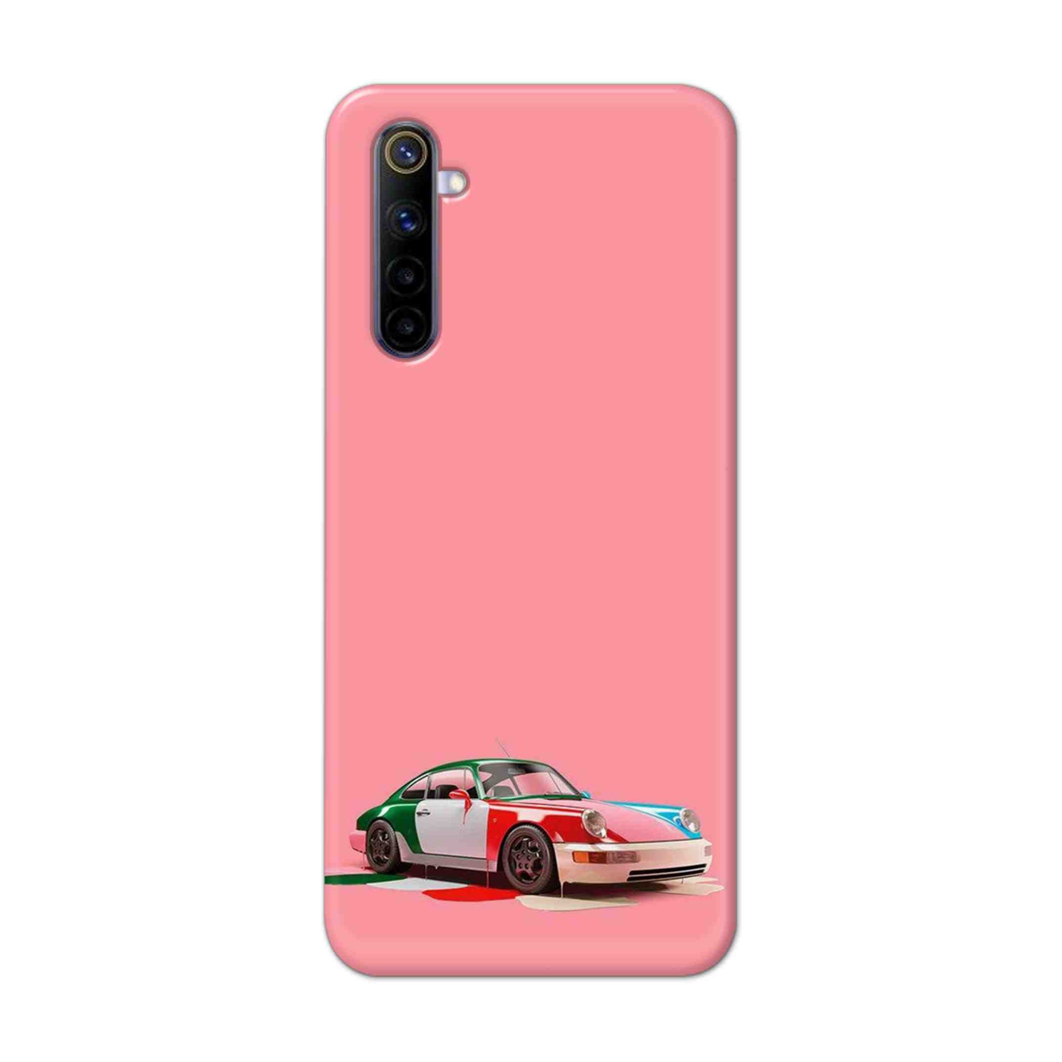 Buy Pink Porche Hard Back Mobile Phone Case Cover For REALME 6 Online