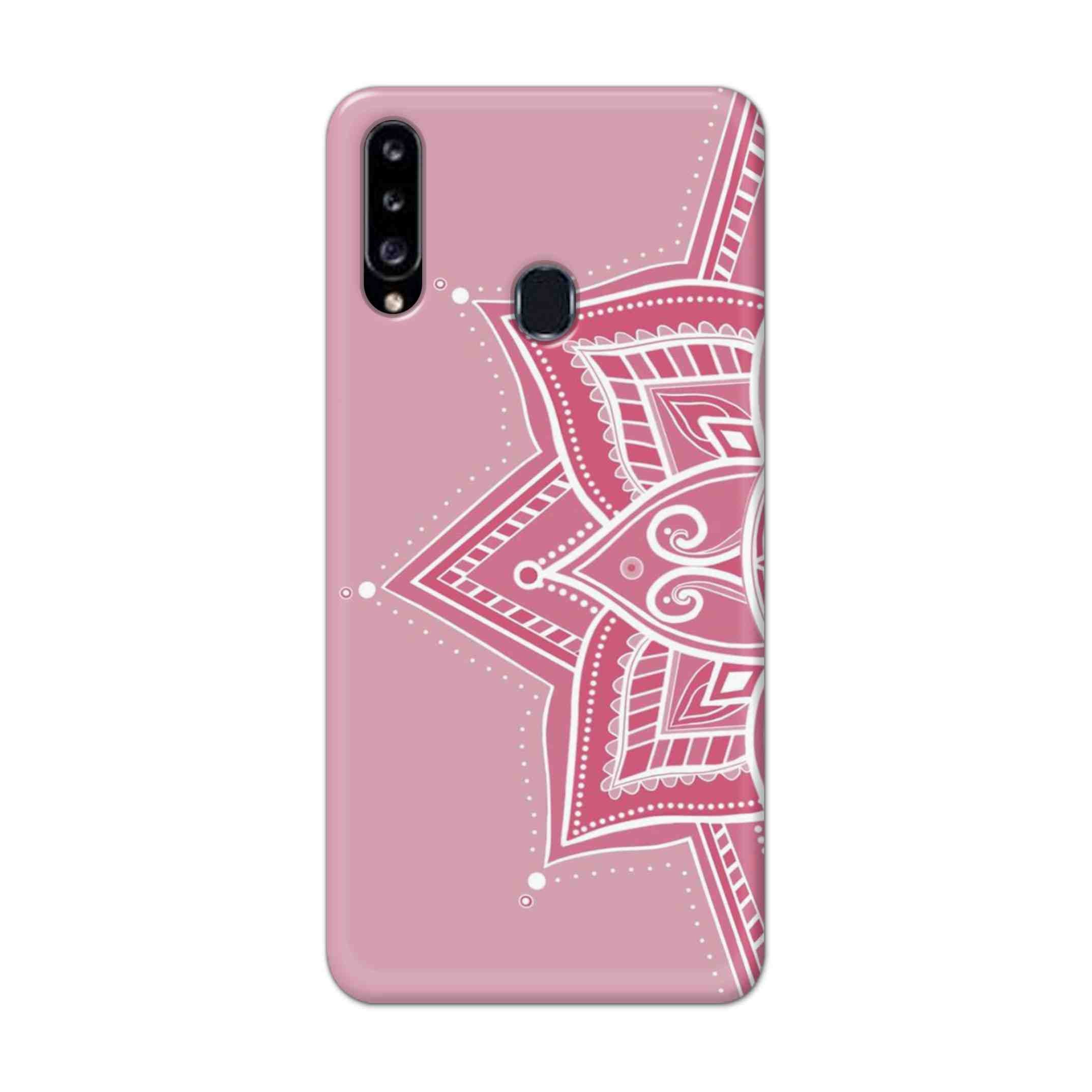 Buy Pink Rangoli Hard Back Mobile Phone Case Cover For Samsung Galaxy A21 Online