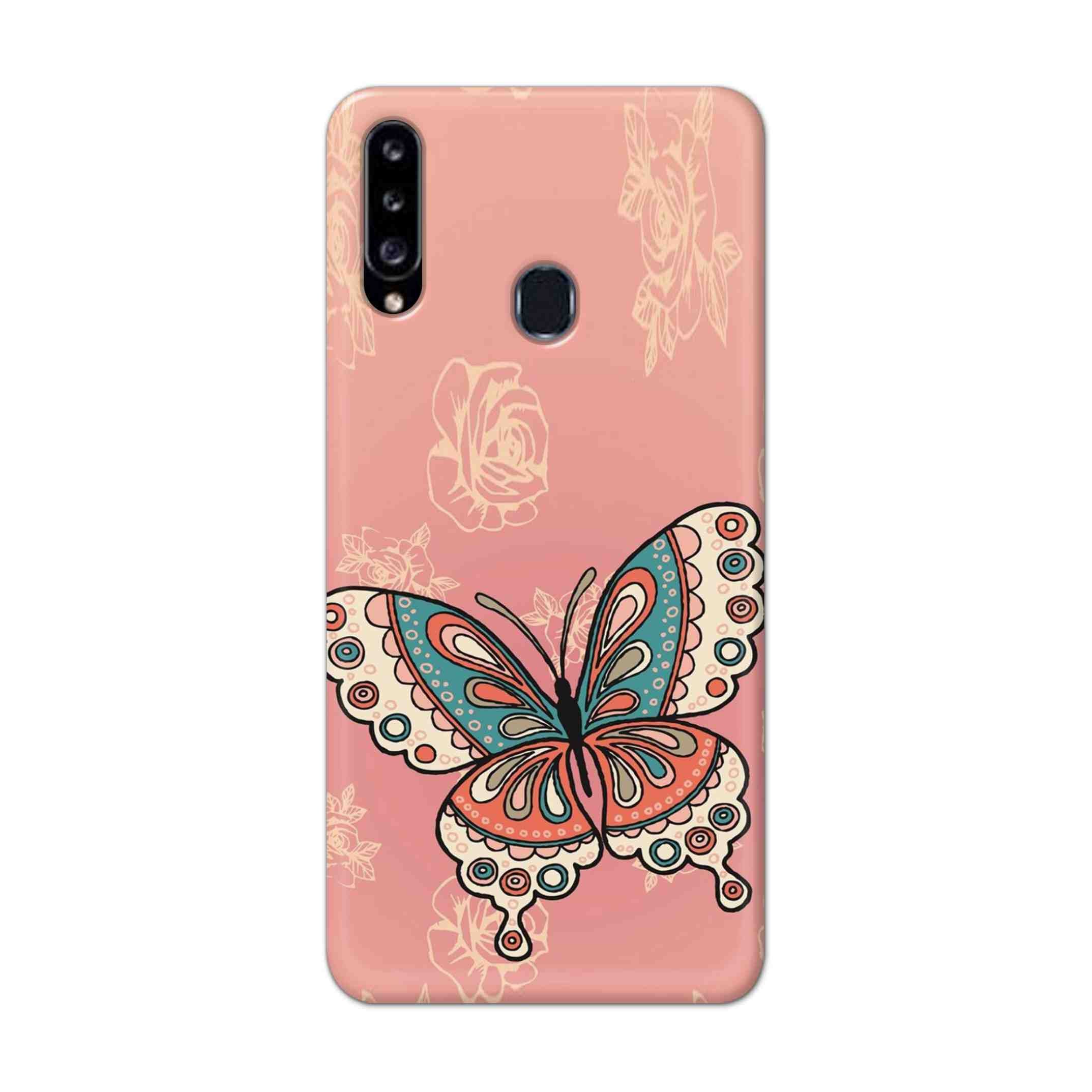 Buy Butterfly Hard Back Mobile Phone Case Cover For Samsung Galaxy A21 Online