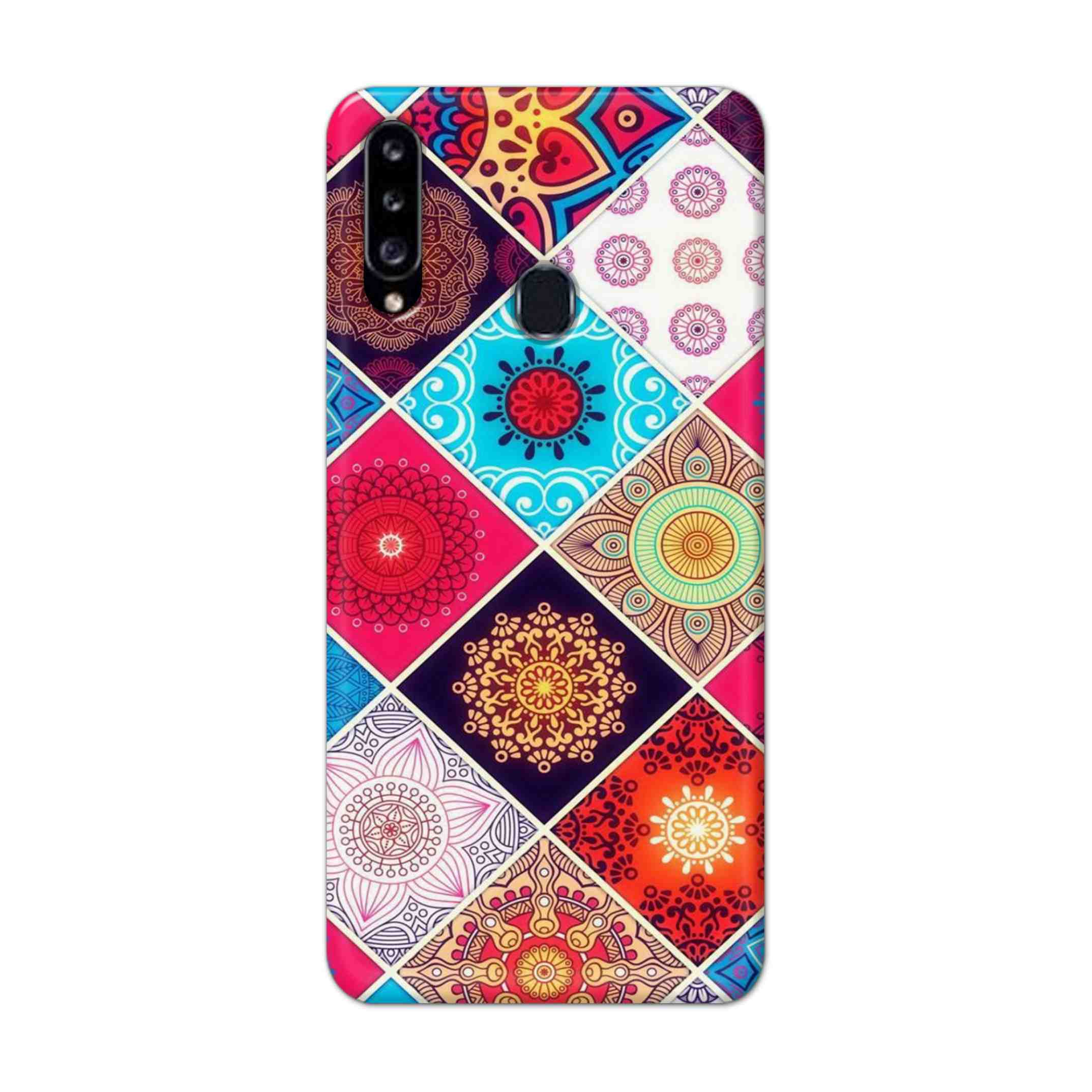 Buy Rainbow Mandala Hard Back Mobile Phone Case Cover For Samsung Galaxy A21 Online