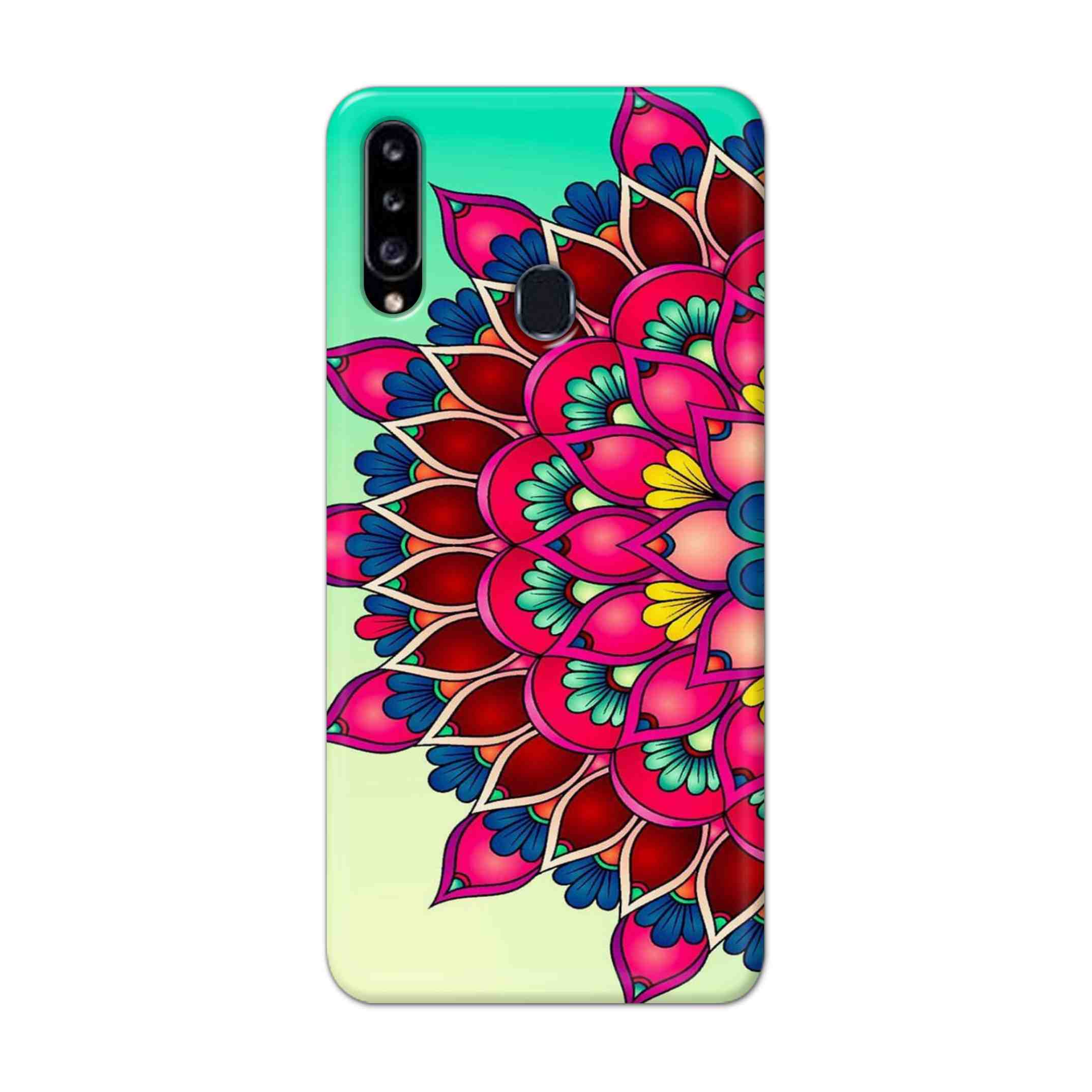 Buy Lotus Mandala Hard Back Mobile Phone Case Cover For Samsung Galaxy A21 Online