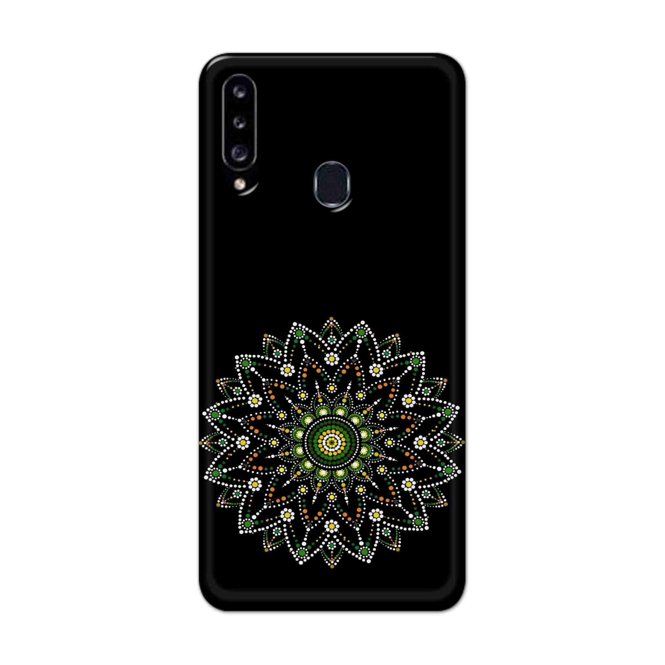 Buy Moon Mandala Hard Back Mobile Phone Case Cover For Samsung Galaxy A21 Online
