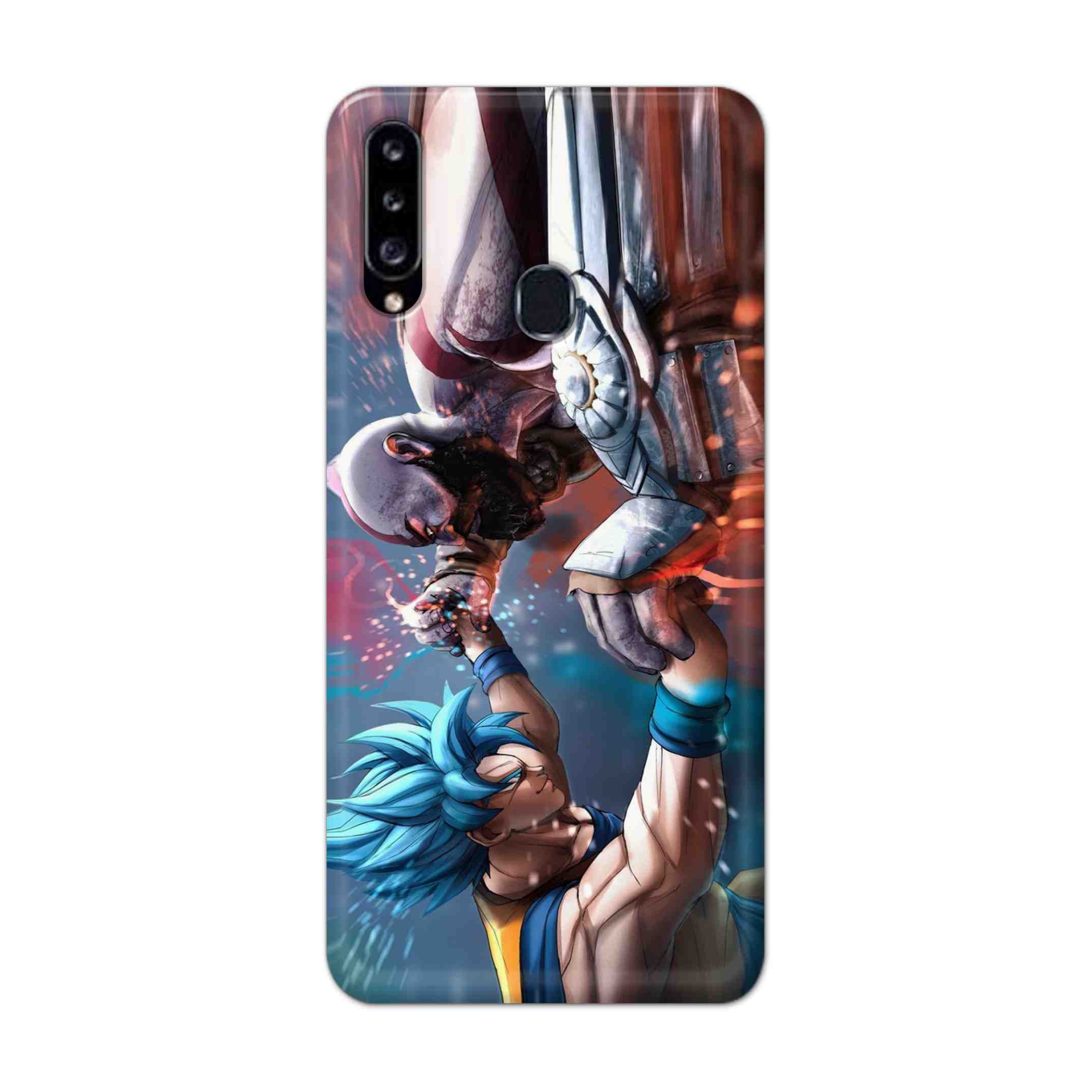 Buy Goku Vs Kratos Hard Back Mobile Phone Case Cover For Samsung Galaxy A21 Online