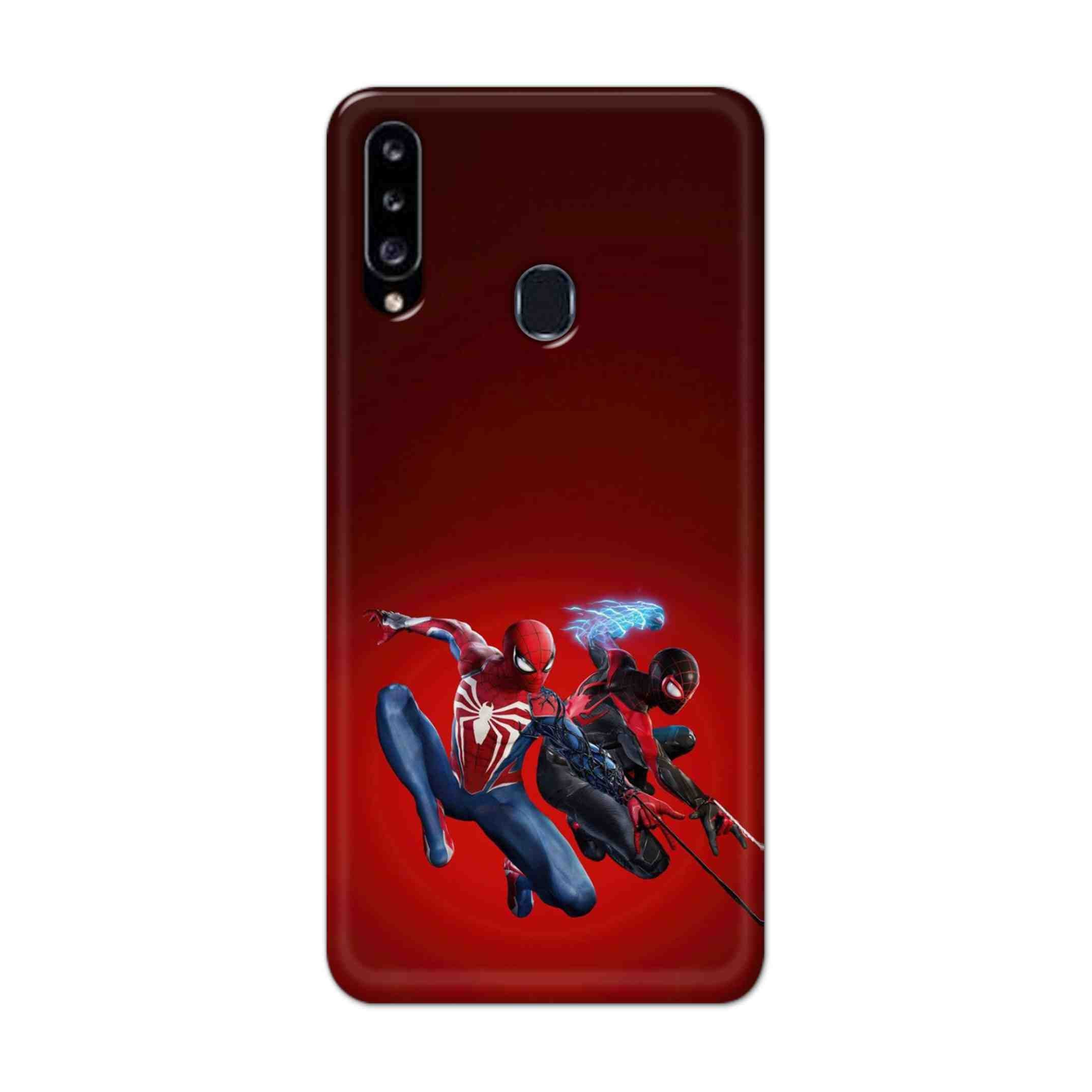 Buy Spiderman And Miles Morales Hard Back Mobile Phone Case Cover For Samsung Galaxy A21 Online