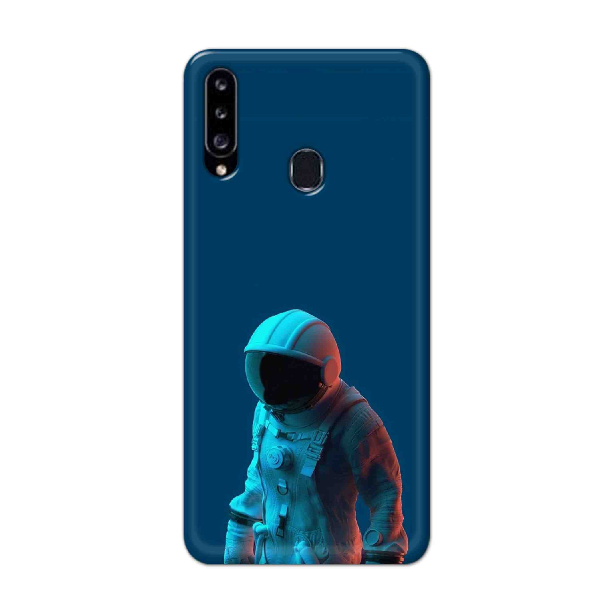 Buy Blue Astronaut Hard Back Mobile Phone Case Cover For Samsung Galaxy A21 Online