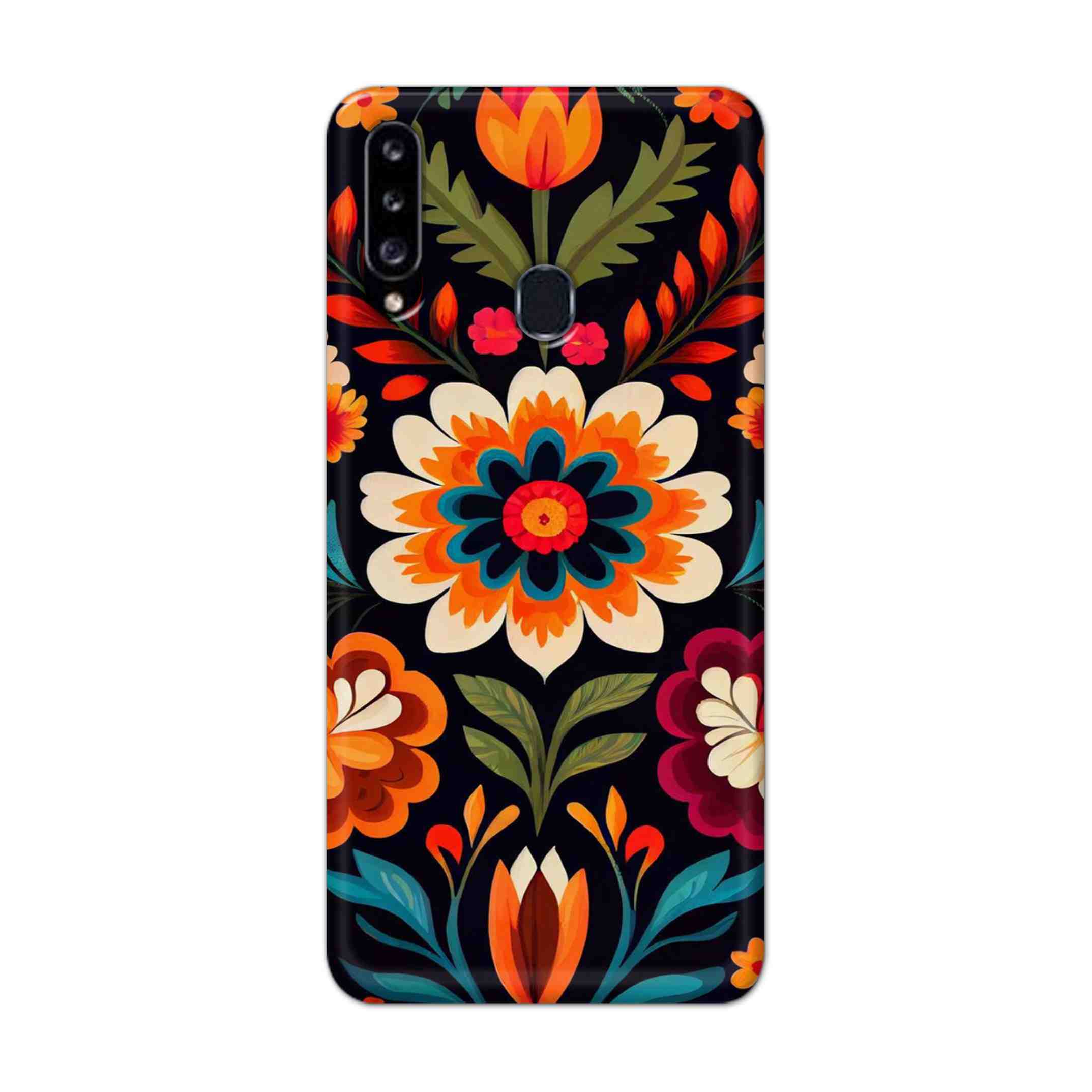 Buy Flower Hard Back Mobile Phone Case Cover For Samsung Galaxy A21 Online