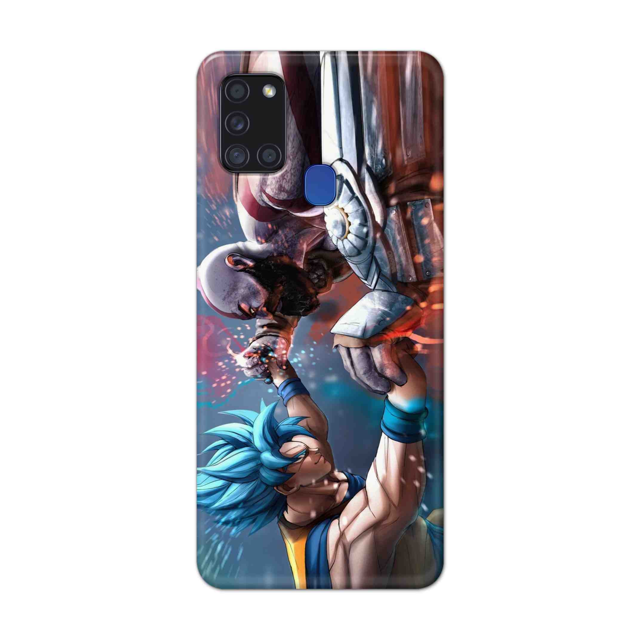 Buy Goku Vs Kratos Hard Back Mobile Phone Case Cover For Samsung Galaxy A21s Online