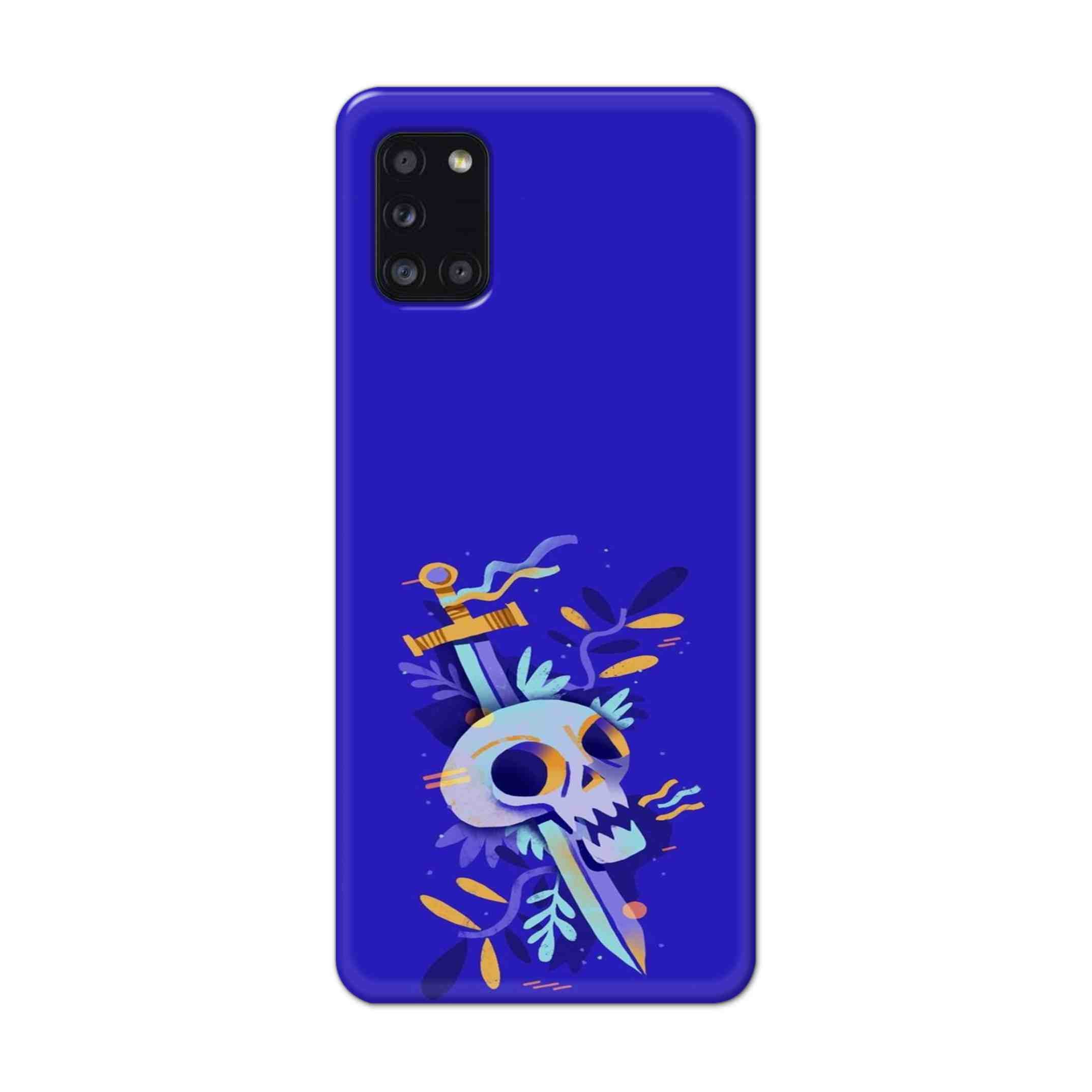 Buy Blue Skull Hard Back Mobile Phone Case Cover For Samsung Galaxy A31 Online