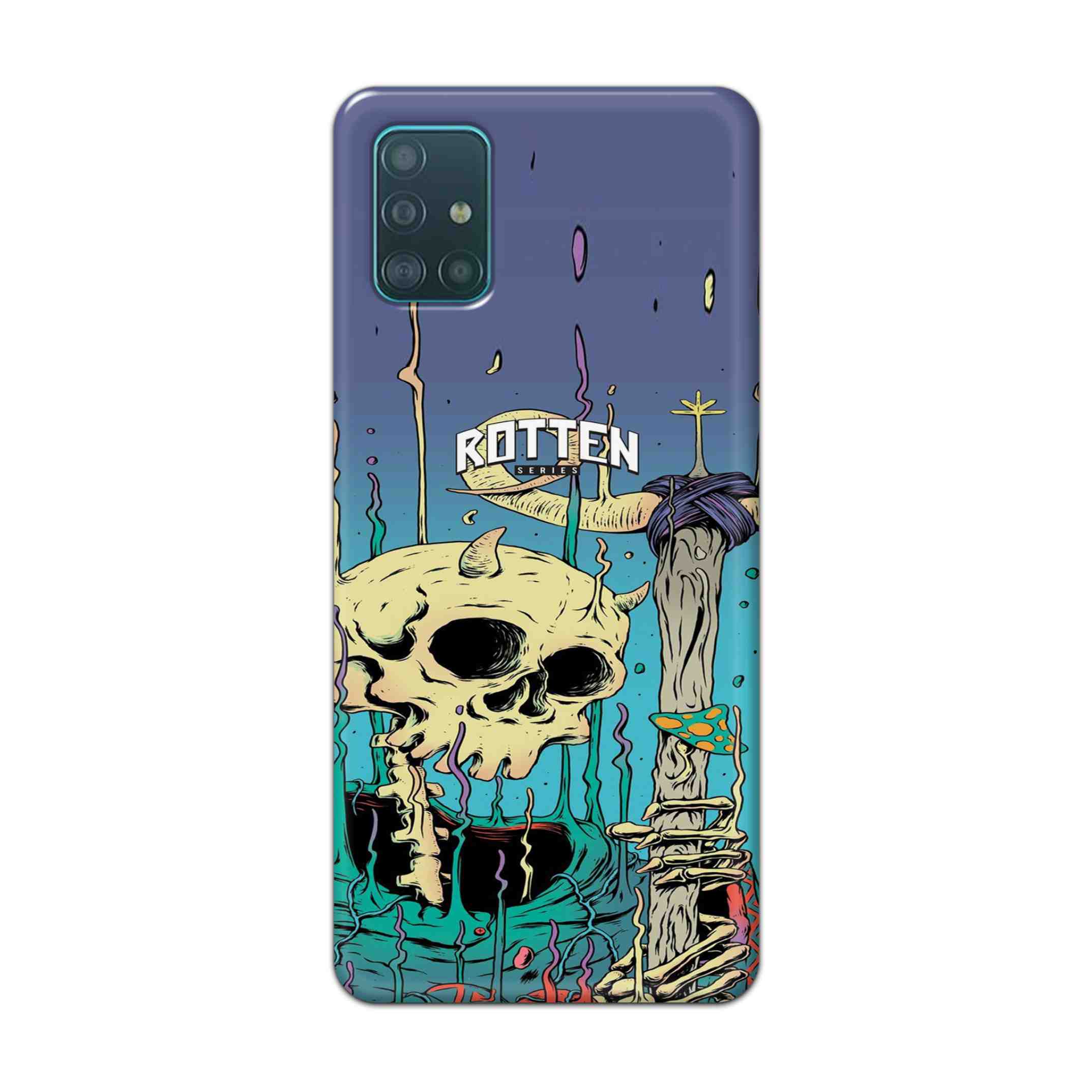 Buy Skull Hard Back Mobile Phone Case Cover For Samsung A51 Online