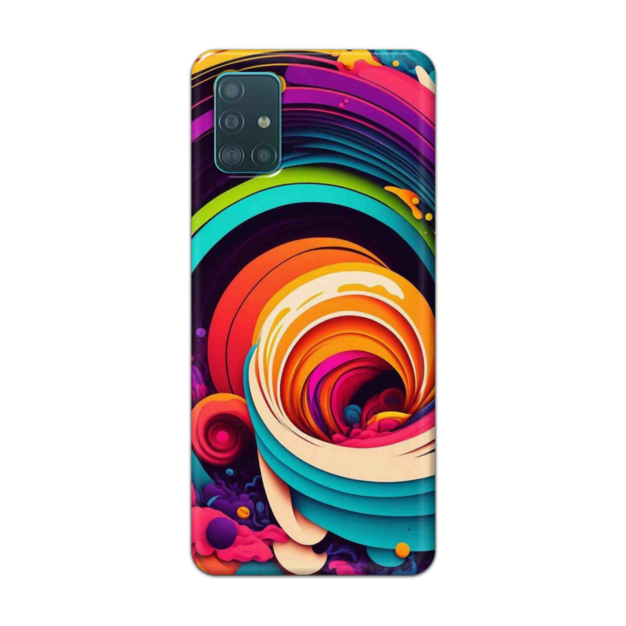 Buy Colour Circle Hard Back Mobile Phone Case Cover For Samsung A51 Online