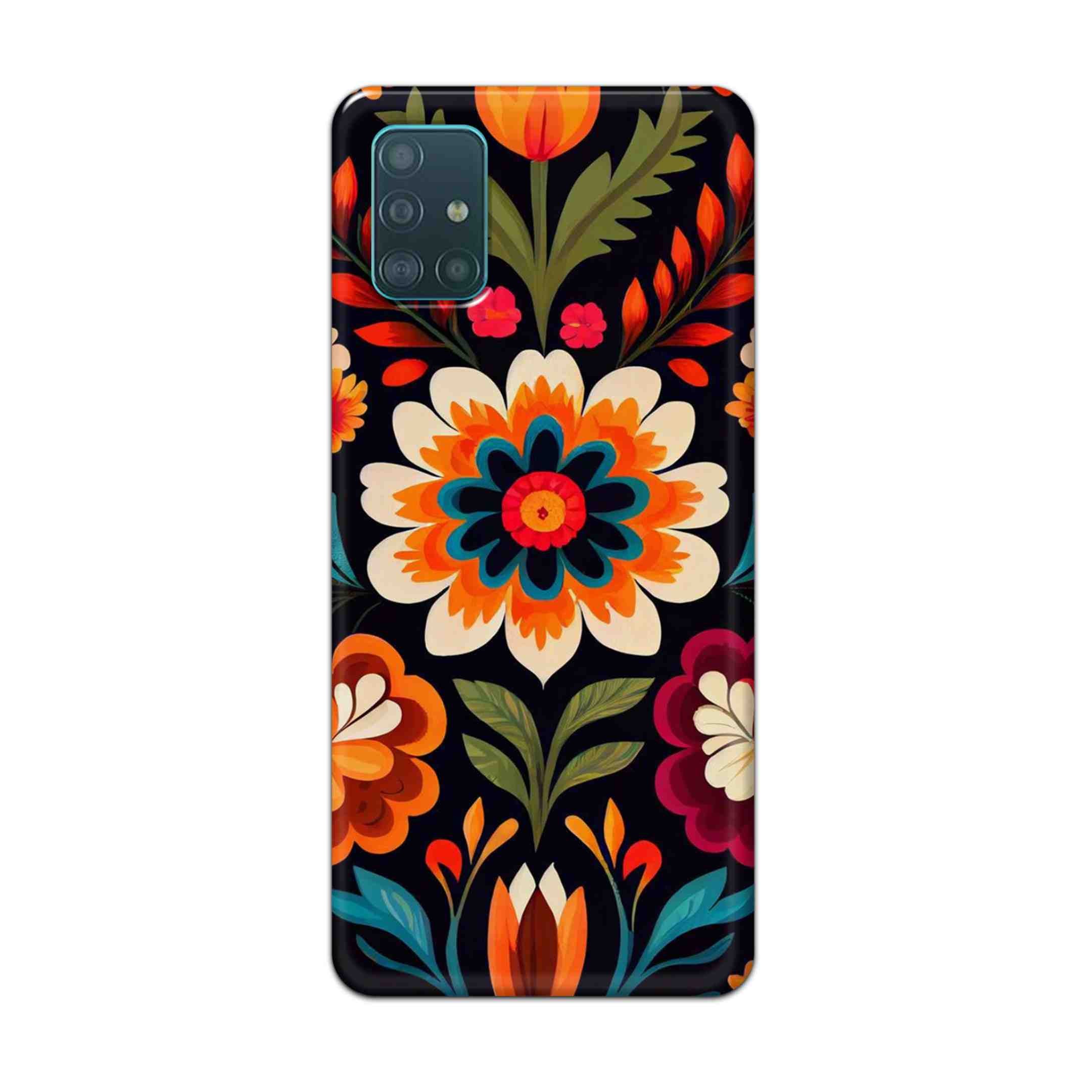 Buy Flower Hard Back Mobile Phone Case Cover For Samsung A51 Online