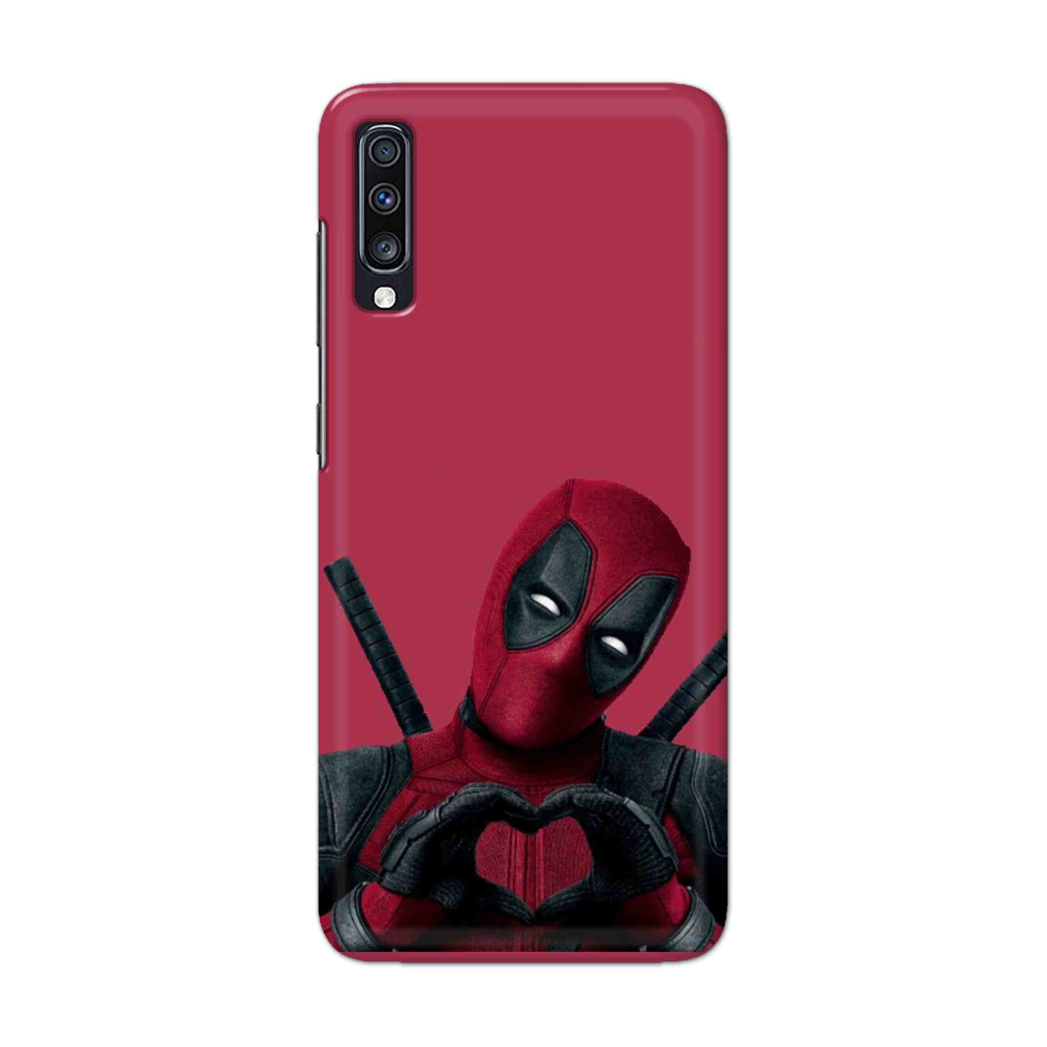 Buy Deadpool Heart Hard Back Mobile Phone Case Cover For Samsung Galaxy A70 Online