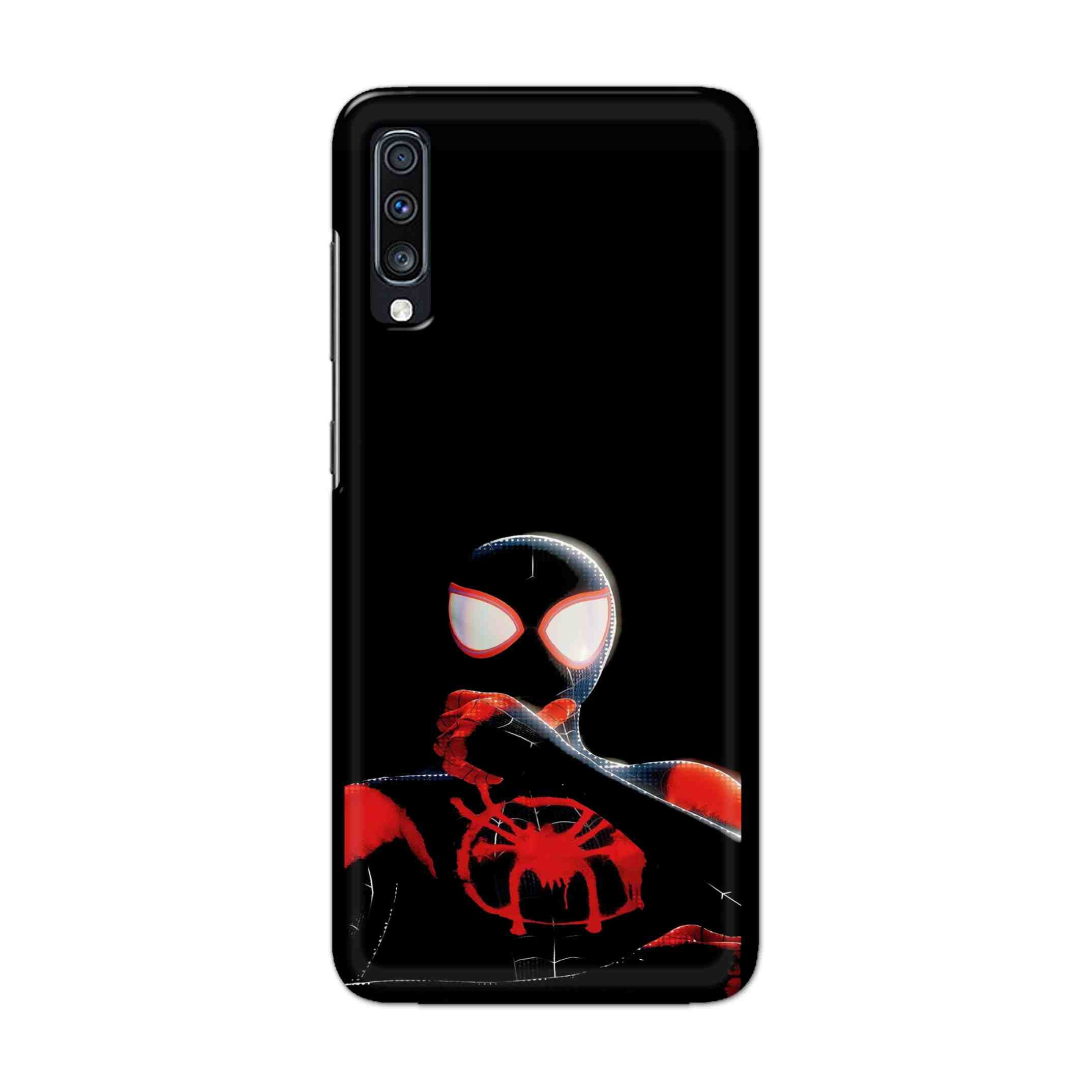 Buy Black Spiderman Hard Back Mobile Phone Case Cover For Samsung Galaxy A70 Online