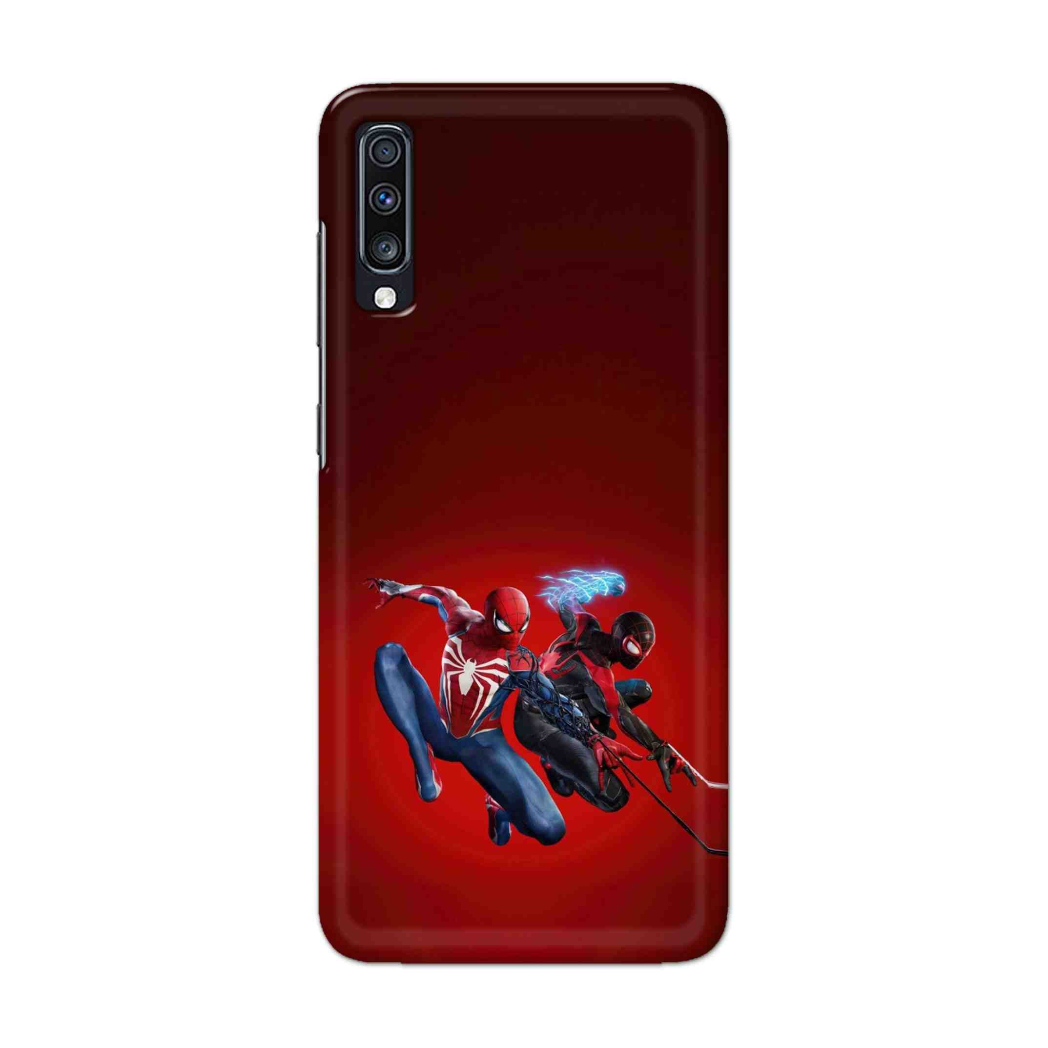 Buy Spiderman And Miles Morales Hard Back Mobile Phone Case Cover For Samsung Galaxy A70 Online