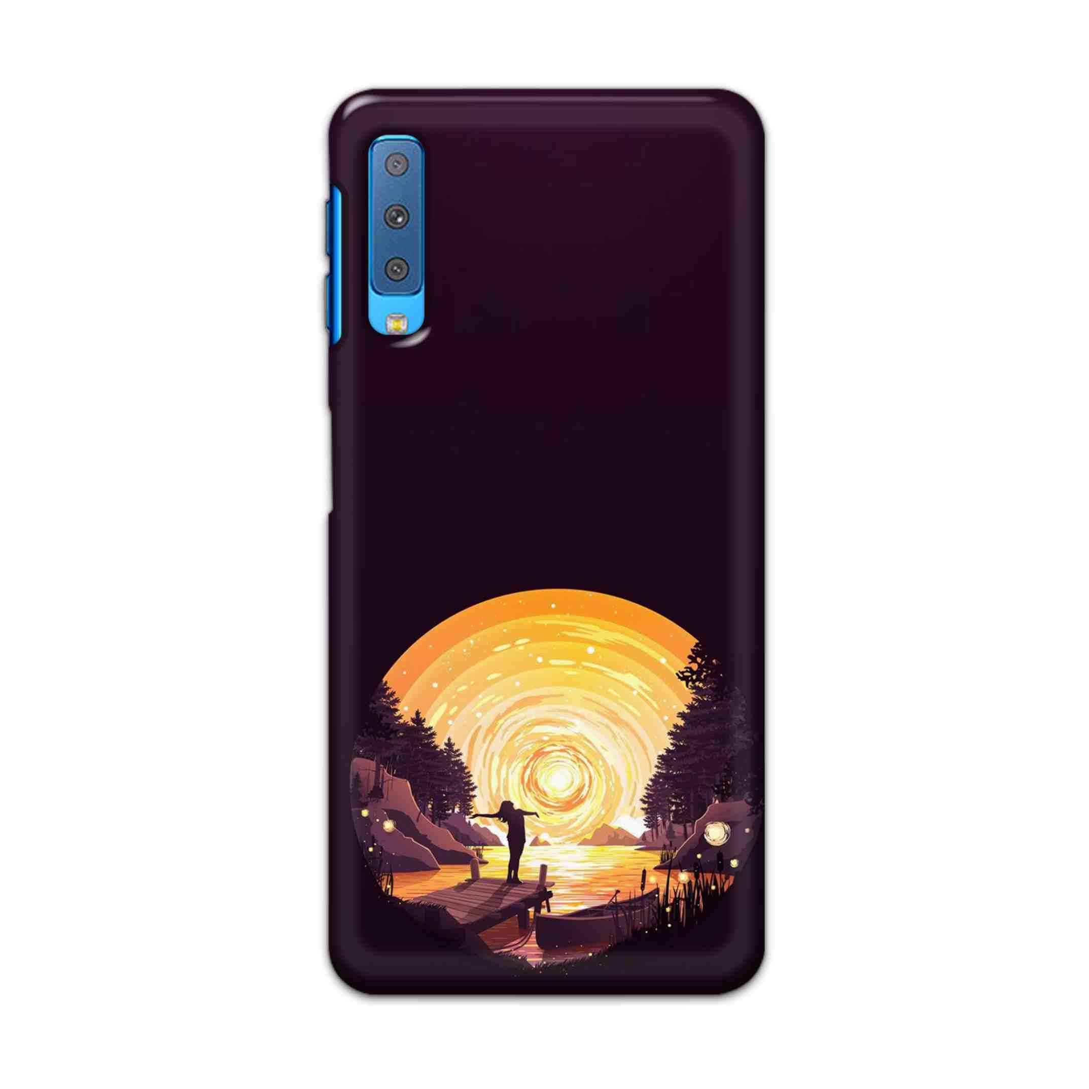 Buy Night Sunrise Hard Back Mobile Phone Case Cover For Samsung Galaxy A7 2018 Online