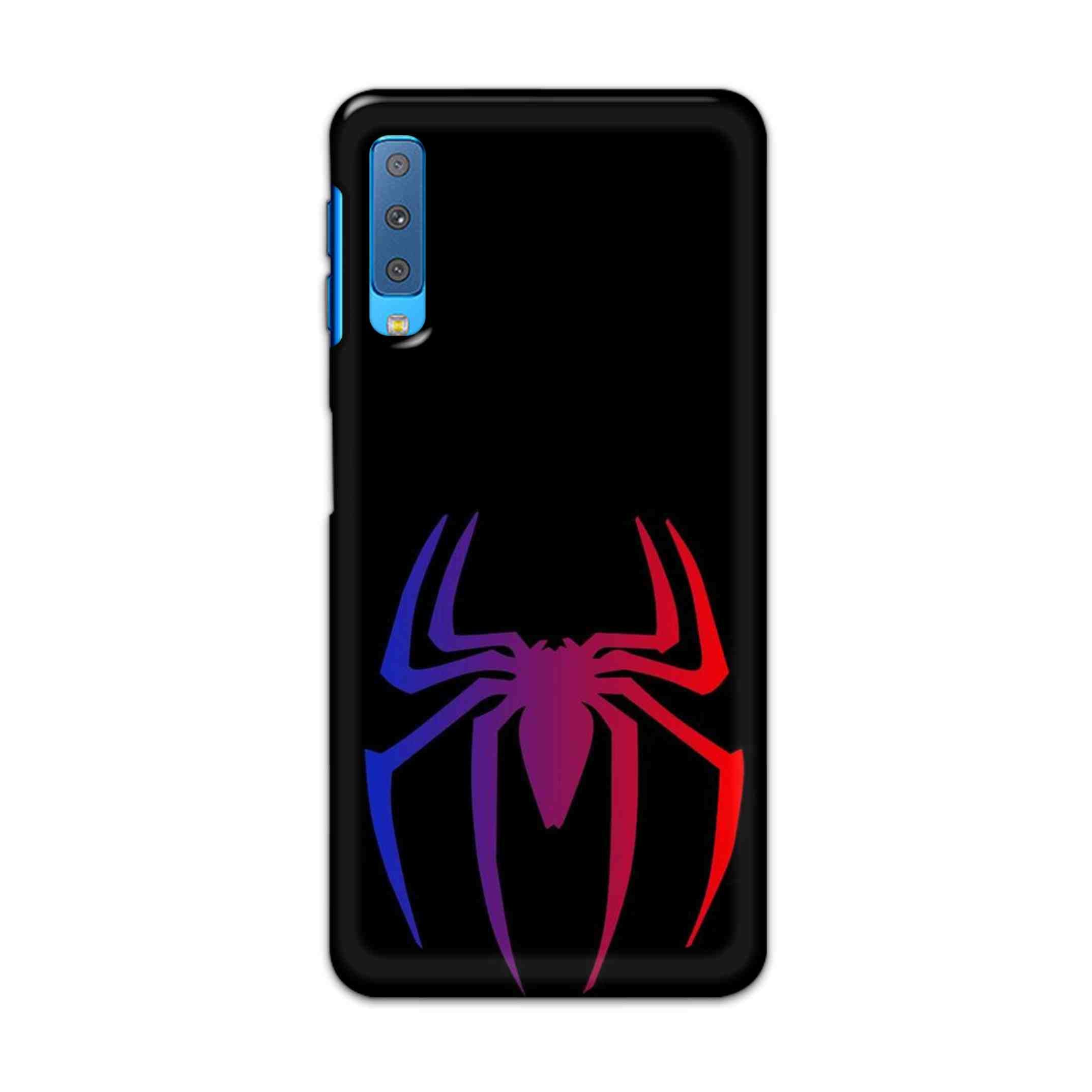 Buy Neon Spiderman Logo Hard Back Mobile Phone Case Cover For Samsung Galaxy A7 2018 Online