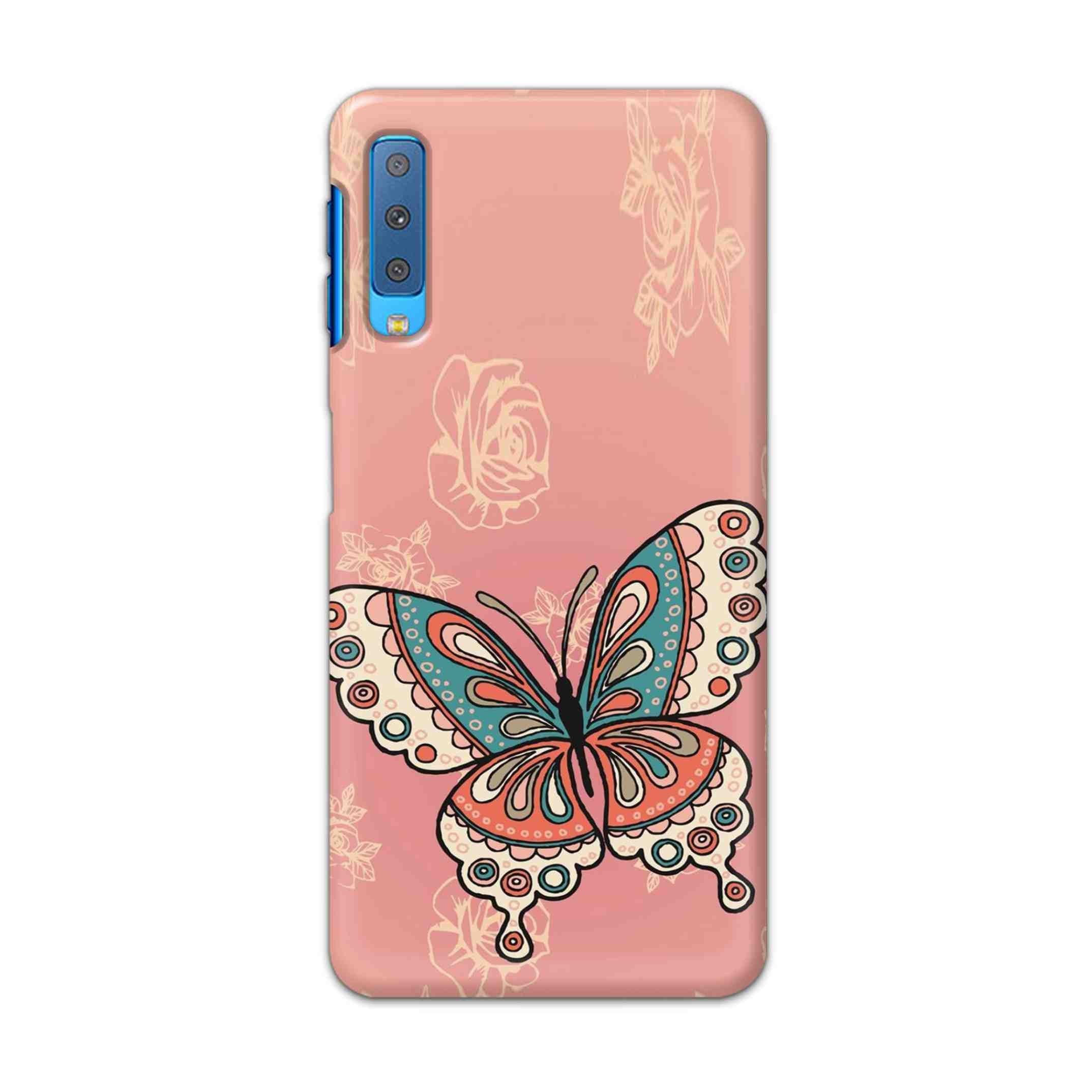 Buy Butterfly Hard Back Mobile Phone Case Cover For Samsung Galaxy A7 2018 Online