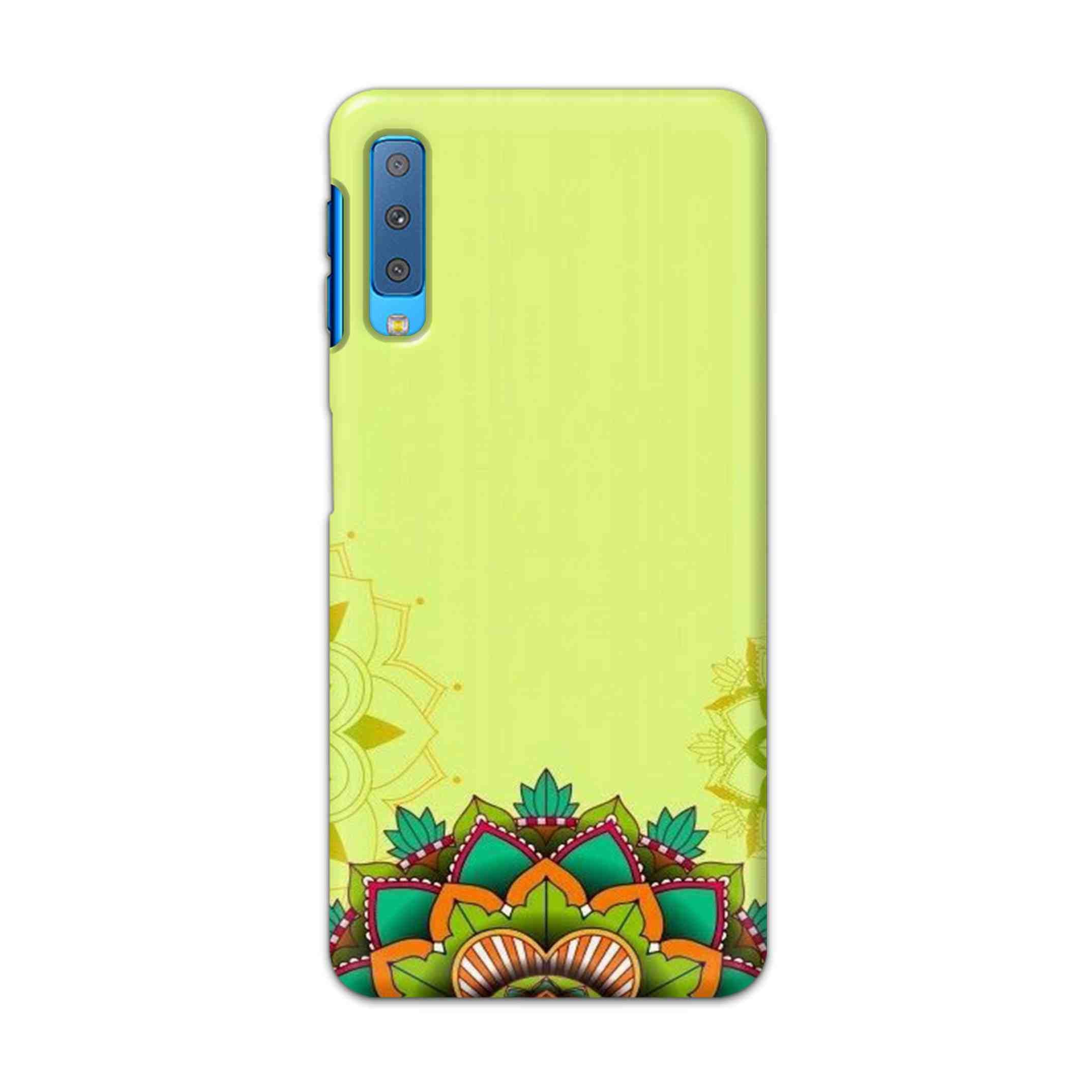 Buy Flower Mandala Hard Back Mobile Phone Case Cover For Samsung Galaxy A7 2018 Online