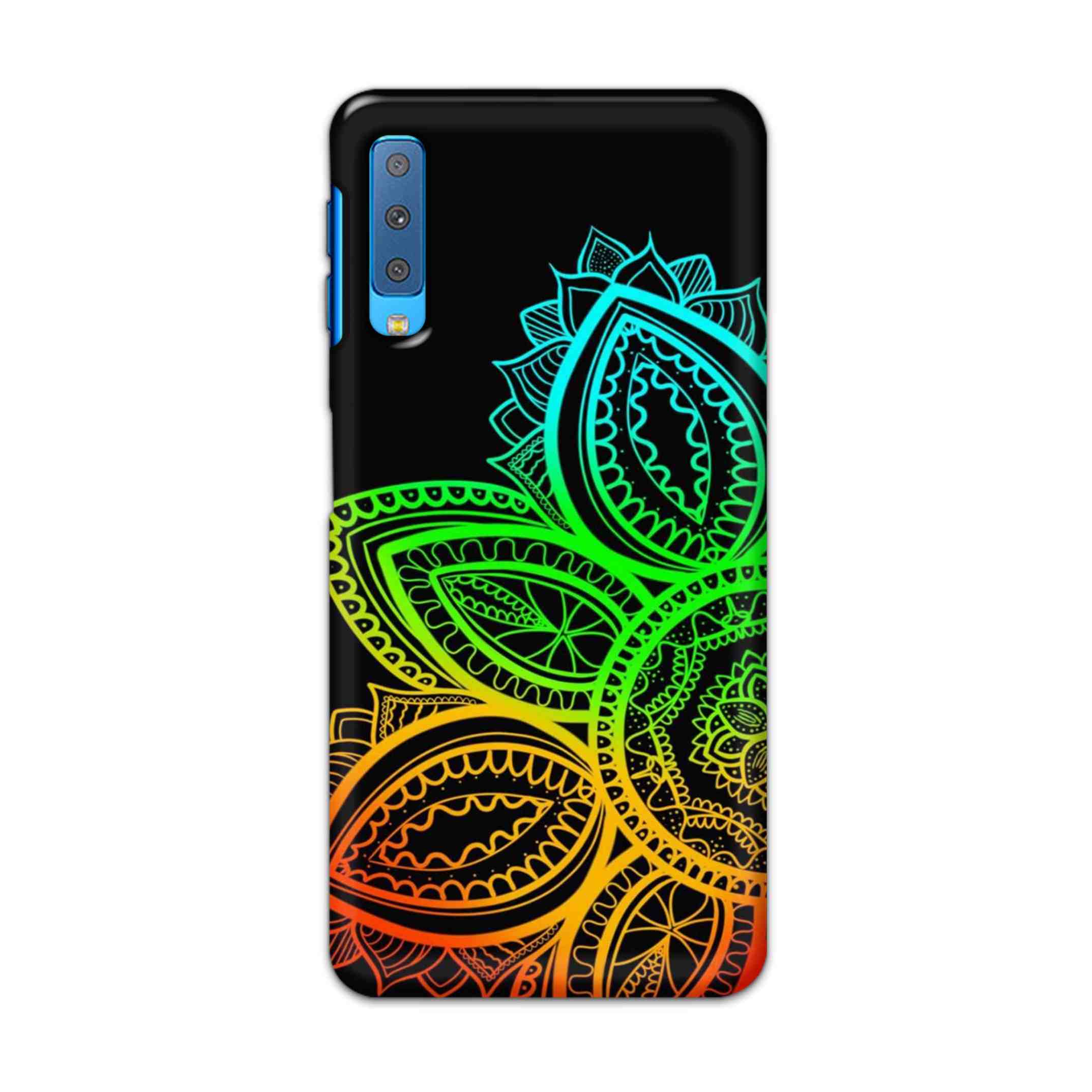 Buy Neon Mandala Hard Back Mobile Phone Case Cover For Samsung Galaxy A7 2018 Online