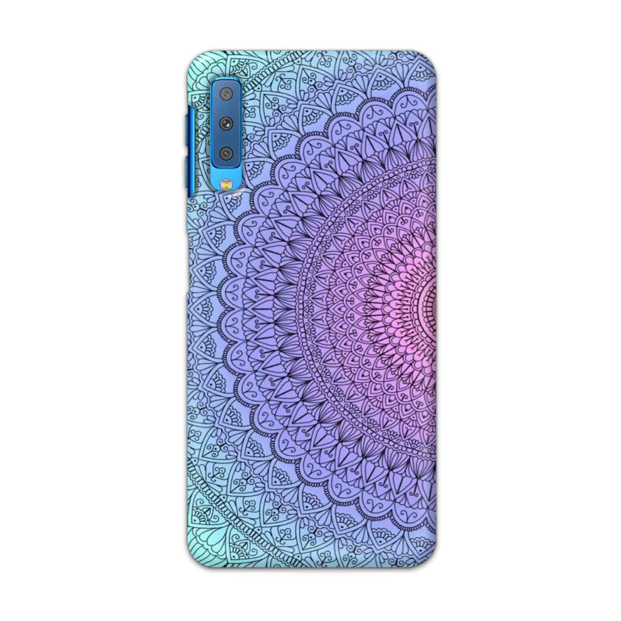 Buy Colourful Mandala Hard Back Mobile Phone Case Cover For Samsung Galaxy A7 2018 Online