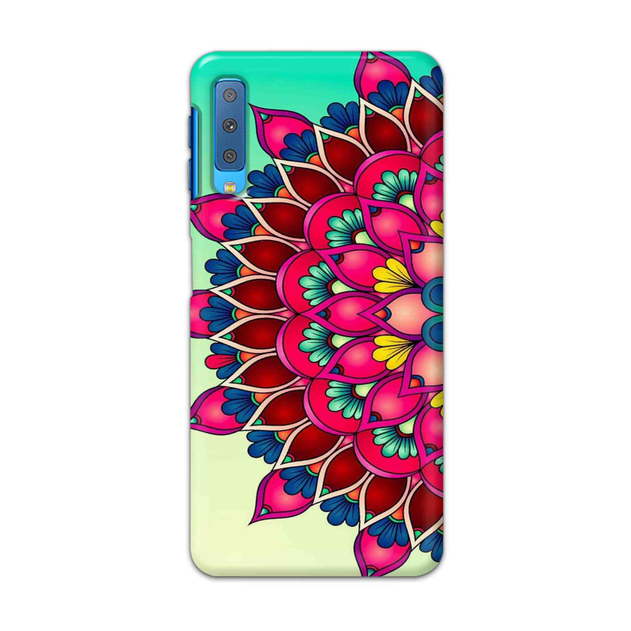 Buy Lotus Mandala Hard Back Mobile Phone Case Cover For Samsung Galaxy A7 2018 Online