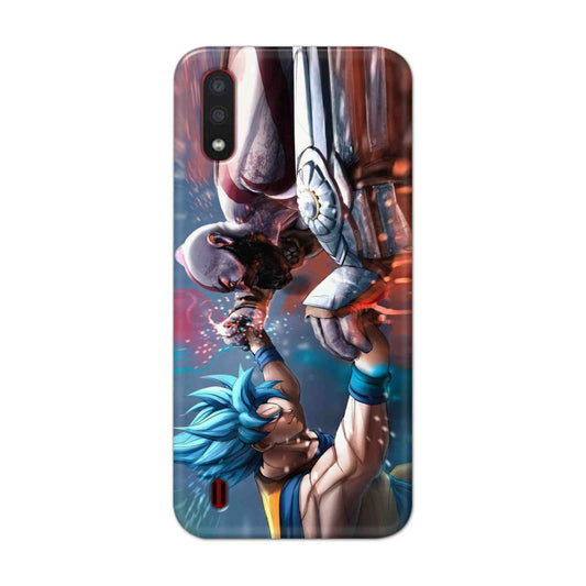 Buy Goku Vs Kratos Hard Back Mobile Phone Case/Cover For Samsung Galaxy M01 Online