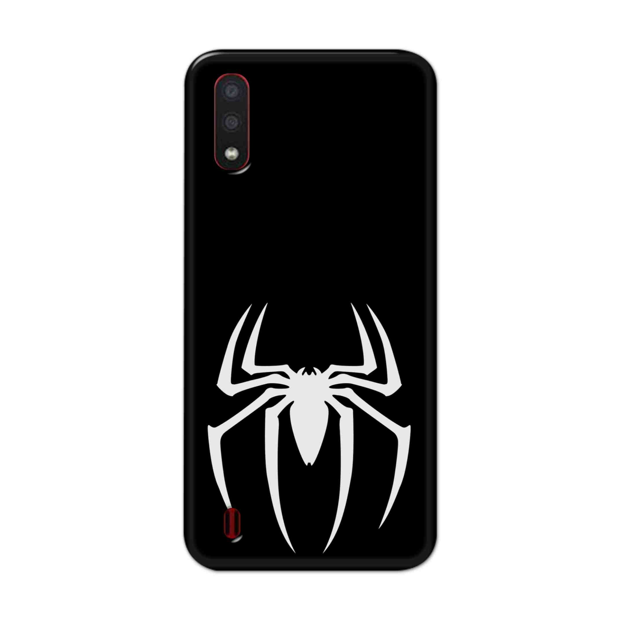 Buy Black Spiderman Logo Hard Back Mobile Phone Case/Cover For Samsung Galaxy M01 Online