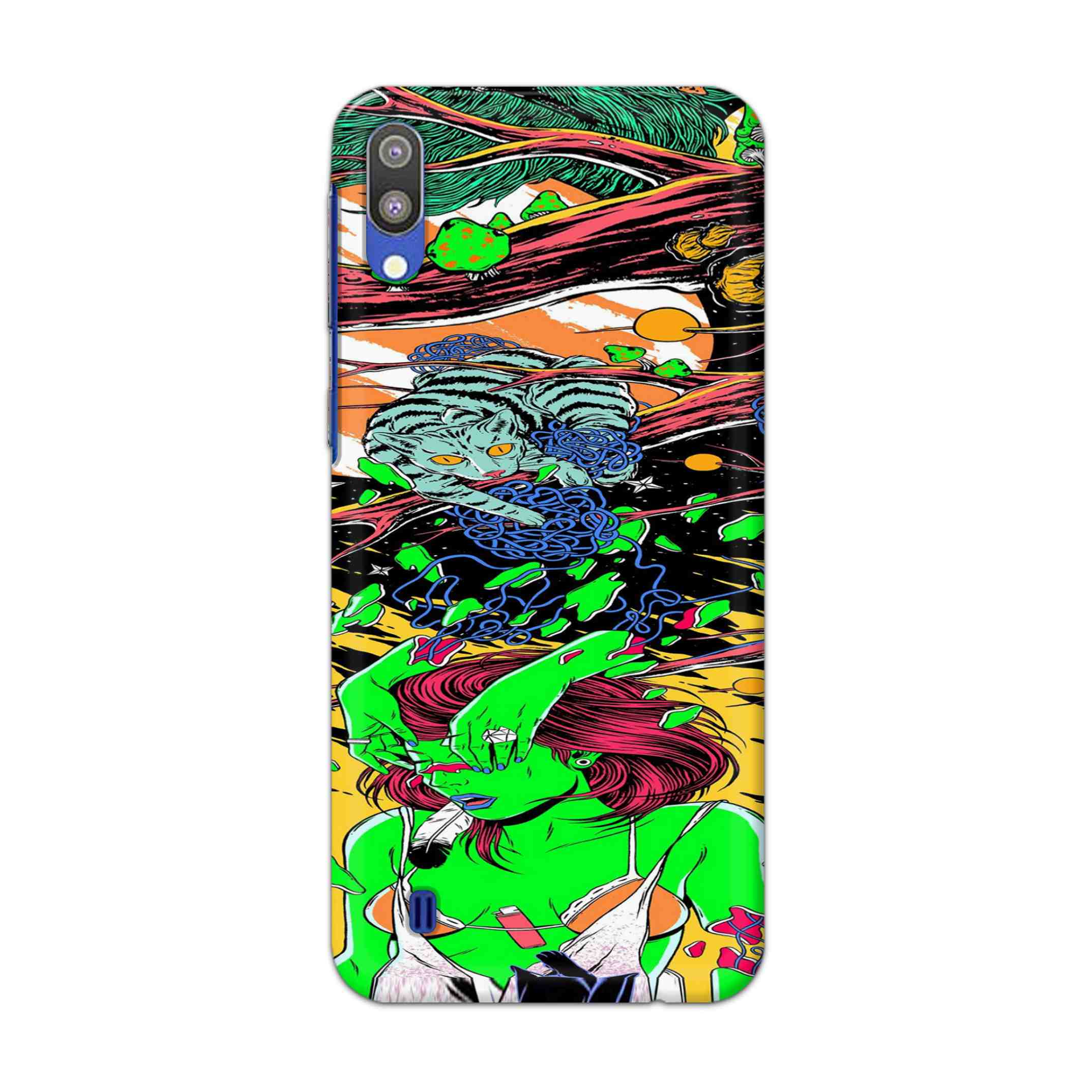 Buy Green Girl Art Hard Back Mobile Phone Case Cover For Samsung Galaxy M10 Online