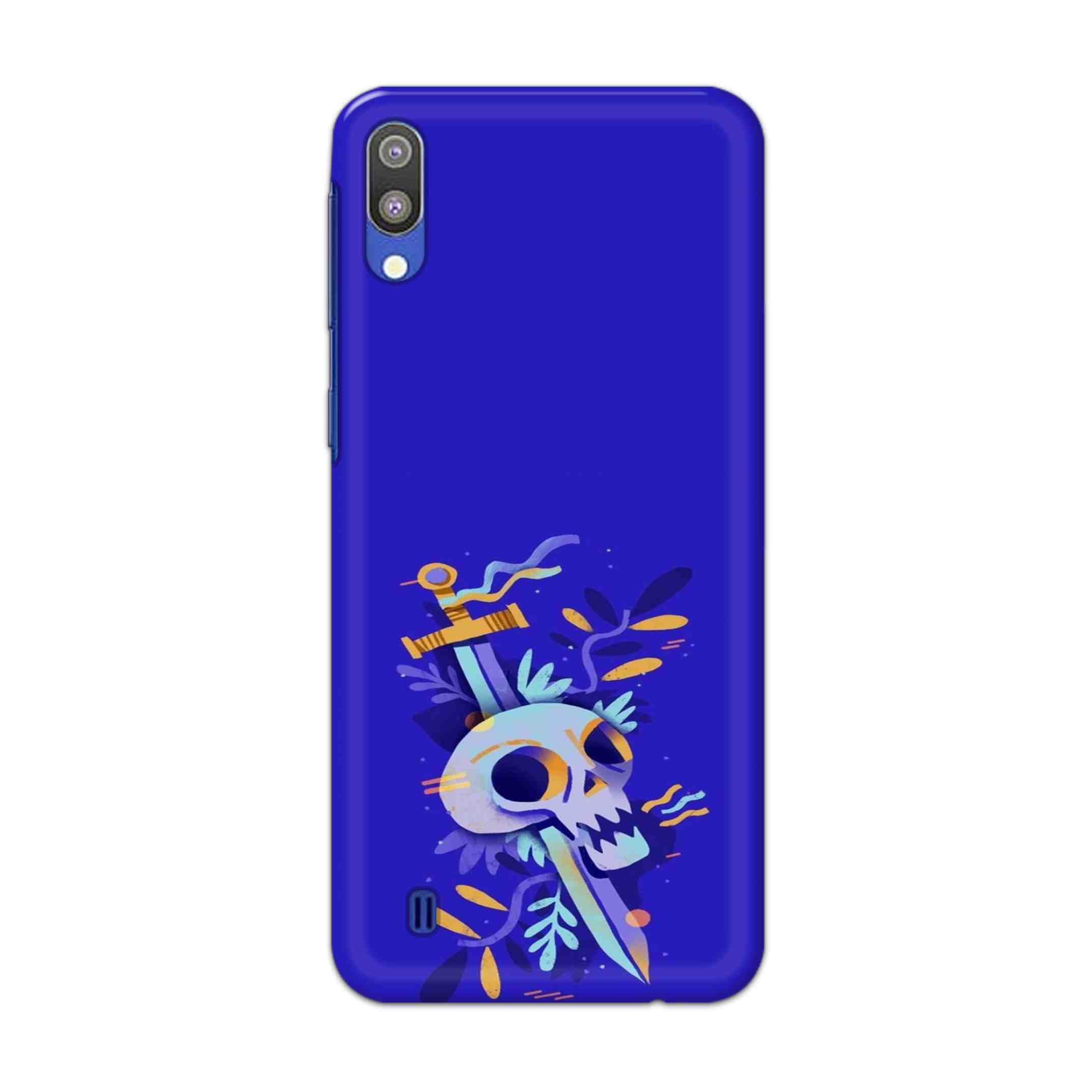 Buy Blue Skull Hard Back Mobile Phone Case Cover For Samsung Galaxy M10 Online