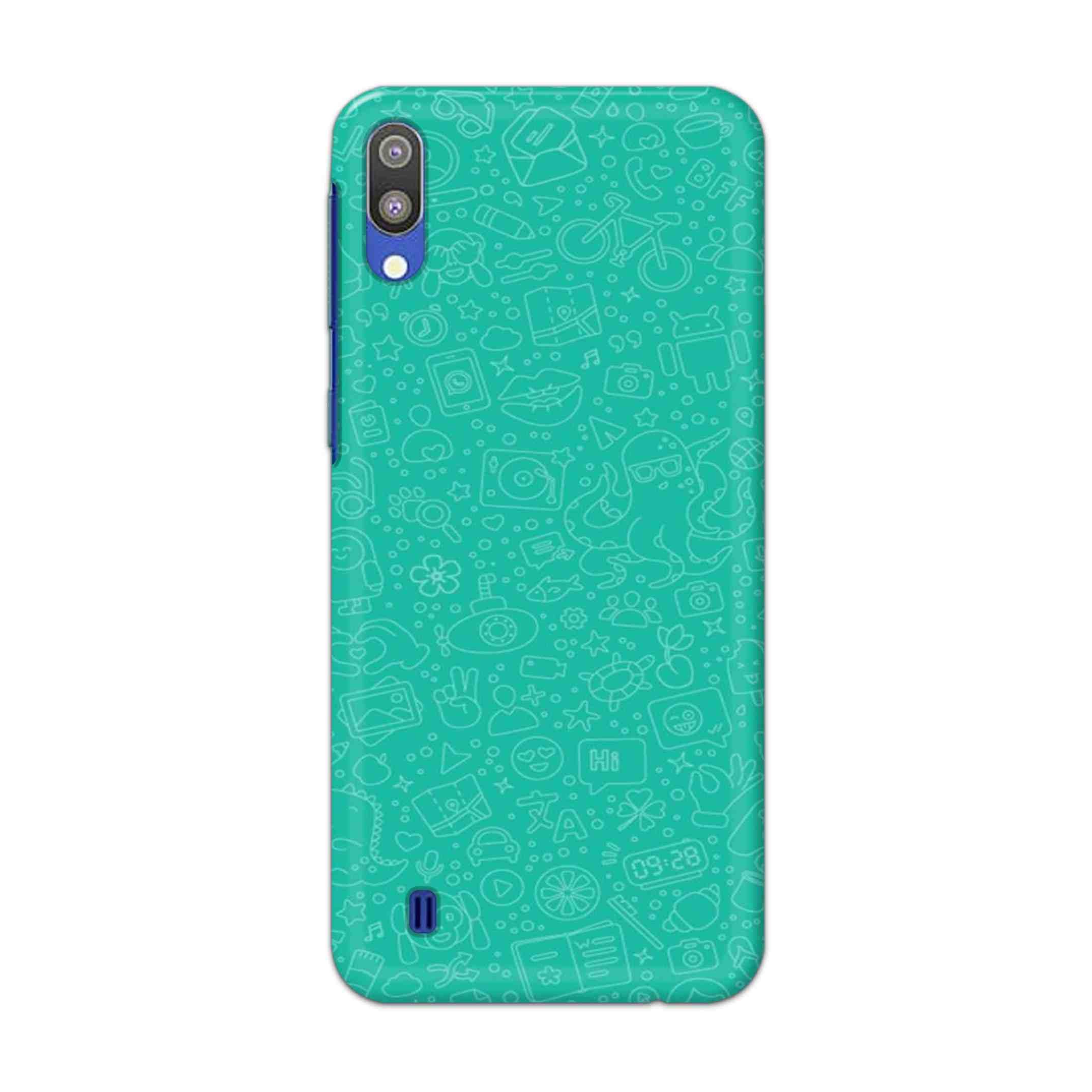 Buy Whatsapp Hard Back Mobile Phone Case Cover For Samsung Galaxy M10 Online