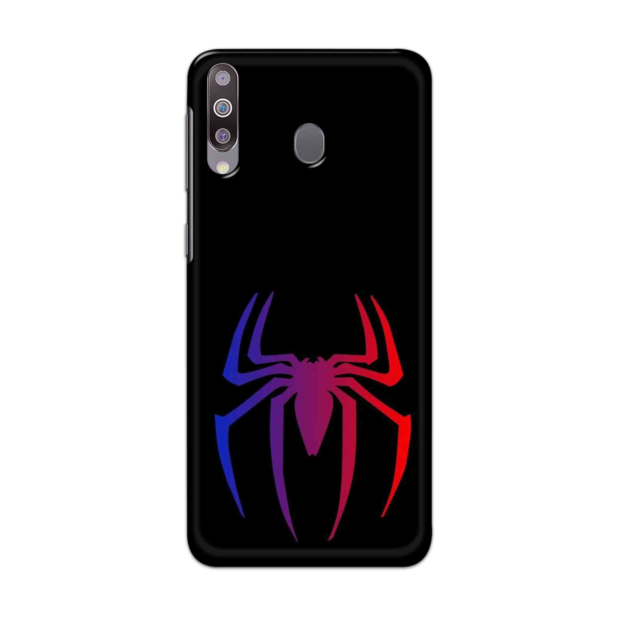 Buy Neon Spiderman Logo Hard Back Mobile Phone Case Cover For Samsung Galaxy M30 Online