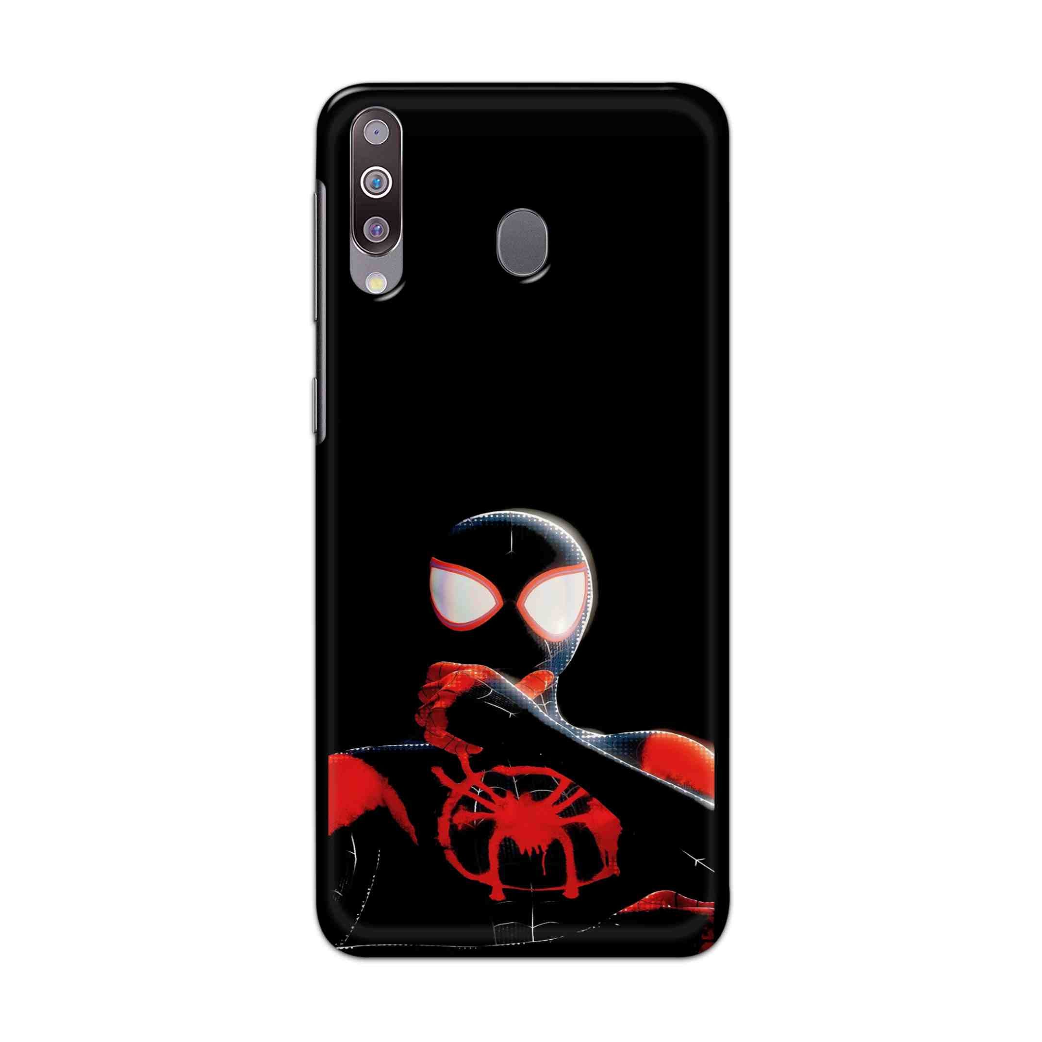 Buy Black Spiderman Hard Back Mobile Phone Case Cover For Samsung Galaxy M30 Online