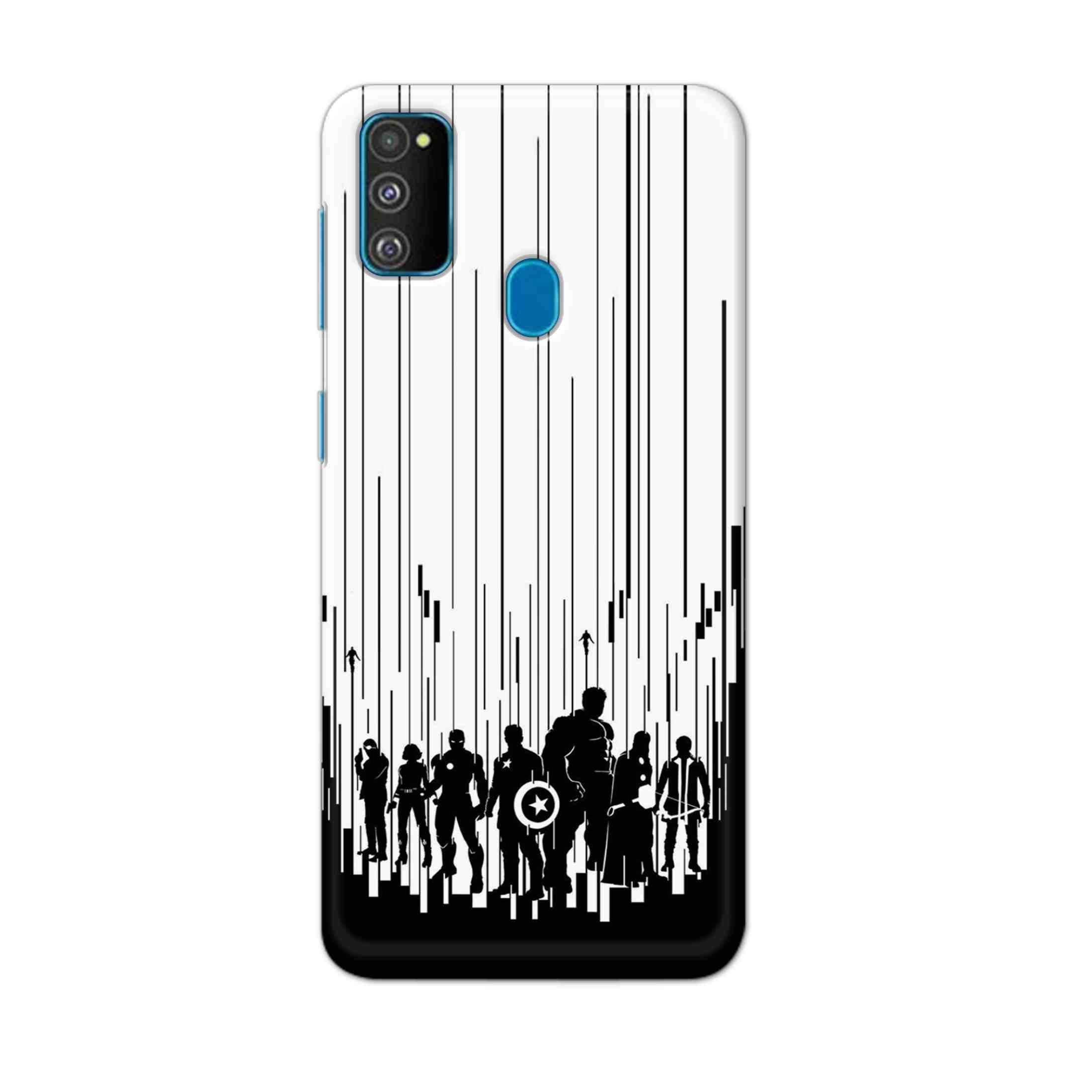 Buy Black And White Avengers Hard Back Mobile Phone Case Cover For Samsung Galaxy M30s Online