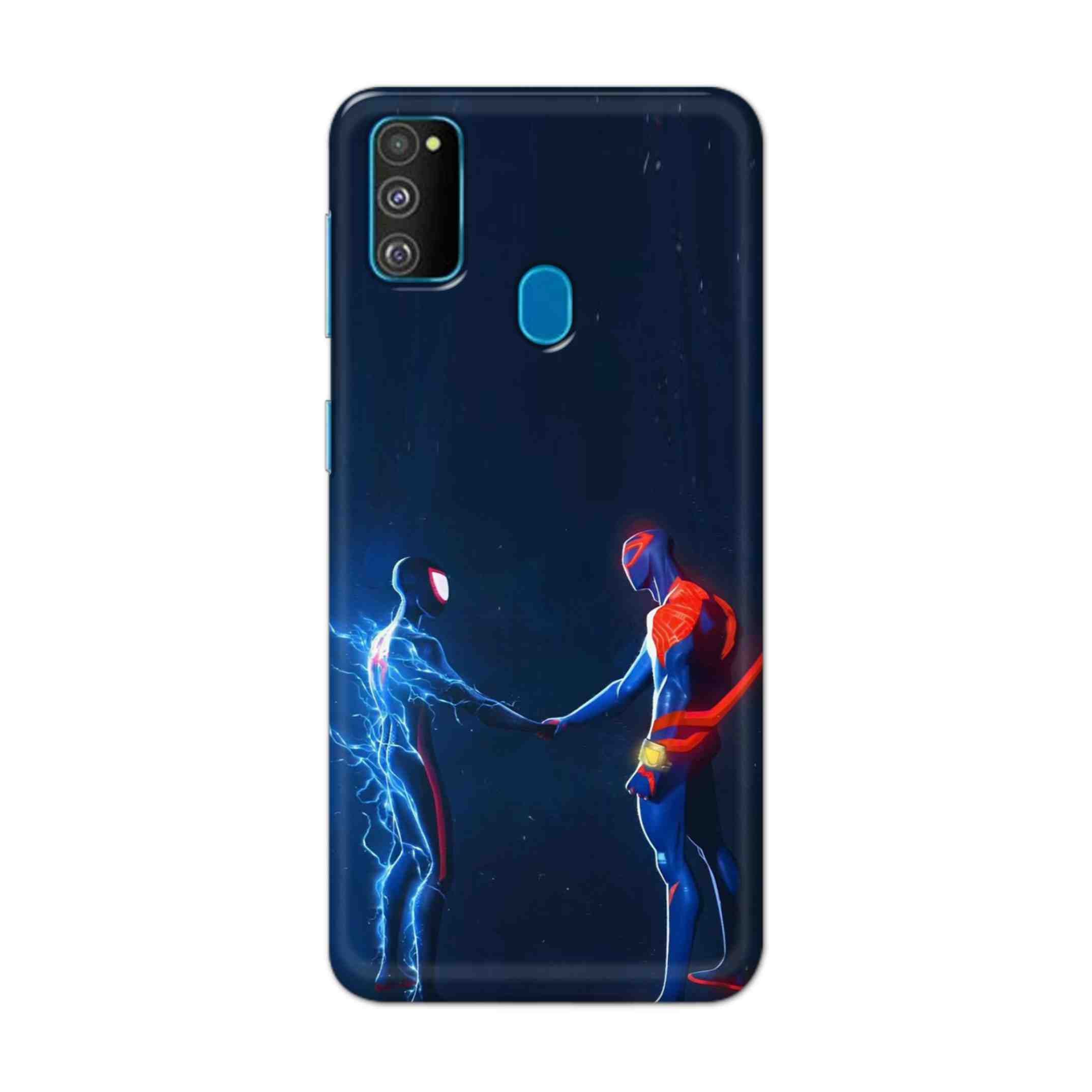 Buy Miles Morales Meet With Spiderman Hard Back Mobile Phone Case Cover For Samsung Galaxy M30s Online