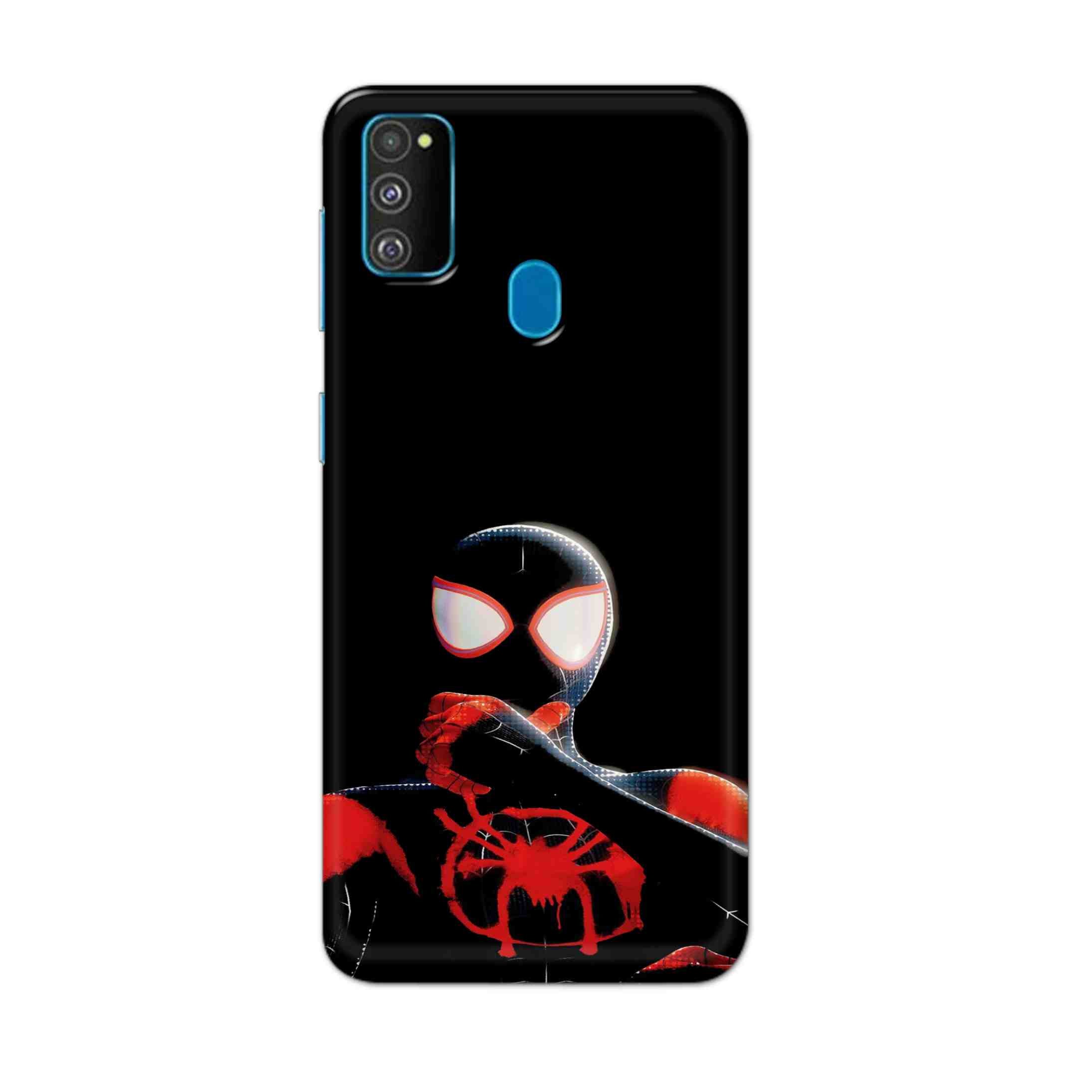 Buy Black Spiderman Hard Back Mobile Phone Case Cover For Samsung Galaxy M30s Online